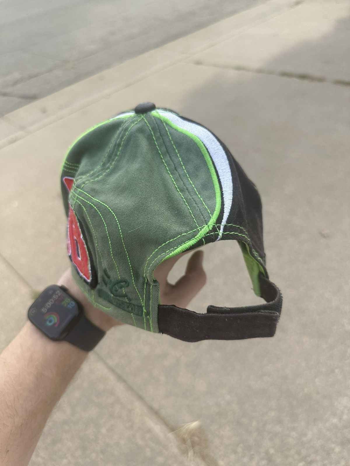 NASCAR Mountain Dew x Nascar Dale JR Adjustable Hat Size ONE SIZE - 5 Thumbnail