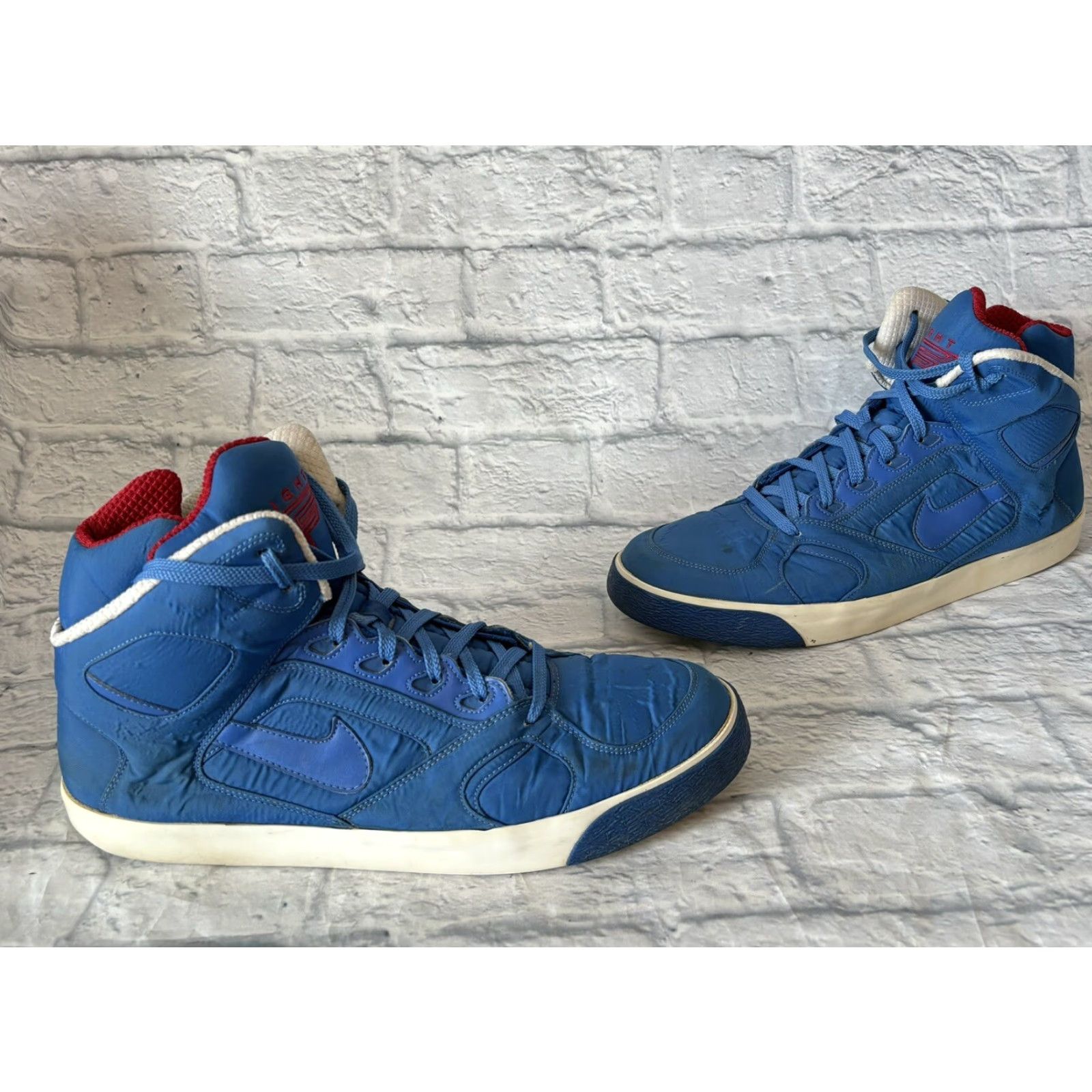Nike Nike Auto Flight High Varsity Royal Blue Sneakers 375468-441 Men’s Size 14 Size US 13 / EU 46 - 2 Thumbnail