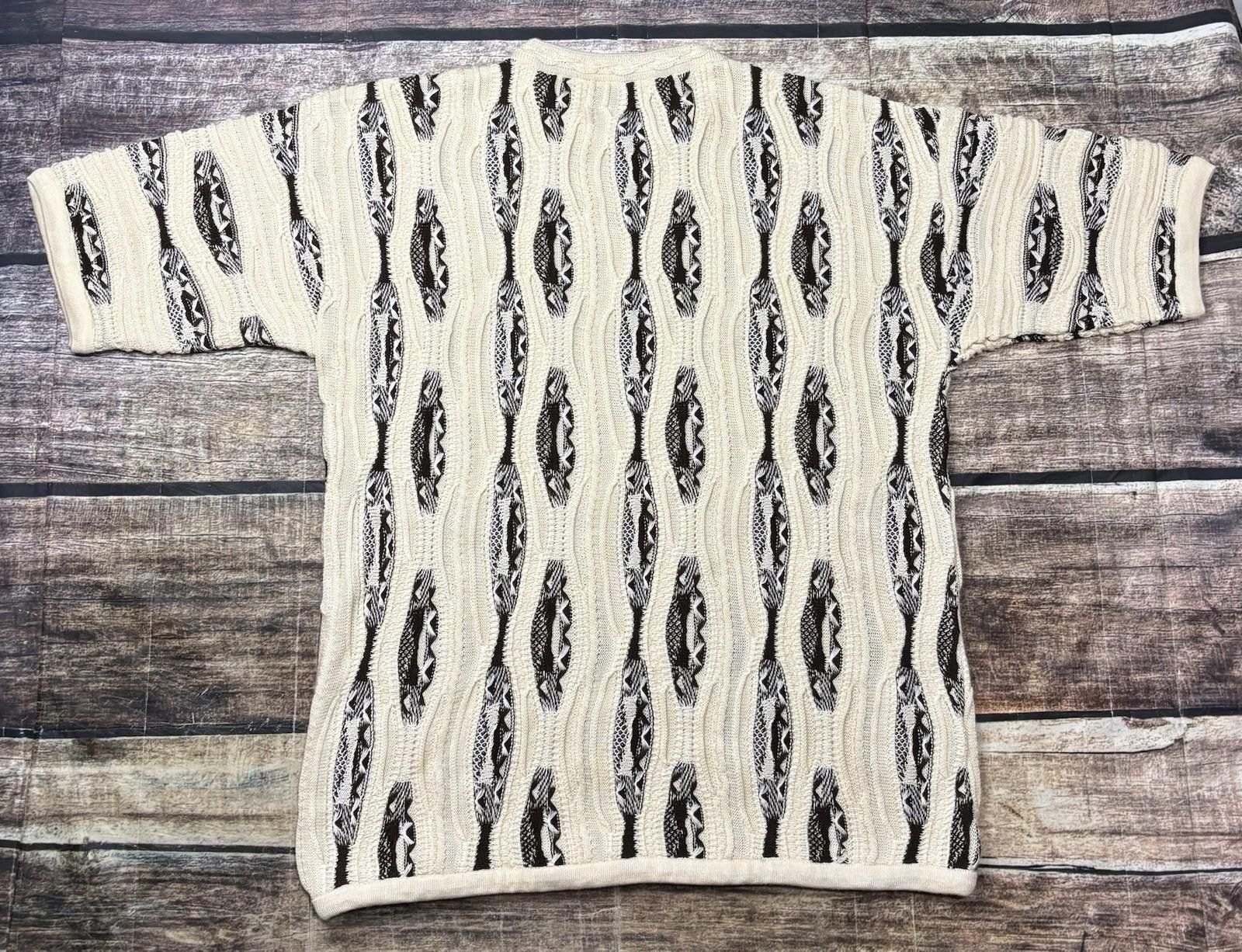Coogi Coogi Sweater Mens 2XL Cotton 3D Knit Biggie Short Sleeve Size US XXL / EU 58 / 5 - 3 Thumbnail