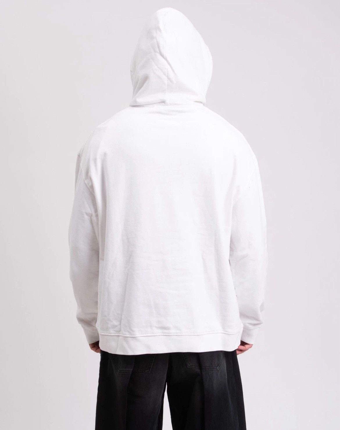 Raf Simons Raf Simons Destroyed R Logo Hoodie Size US L / EU 52-54 / 3 - 3 Thumbnail
