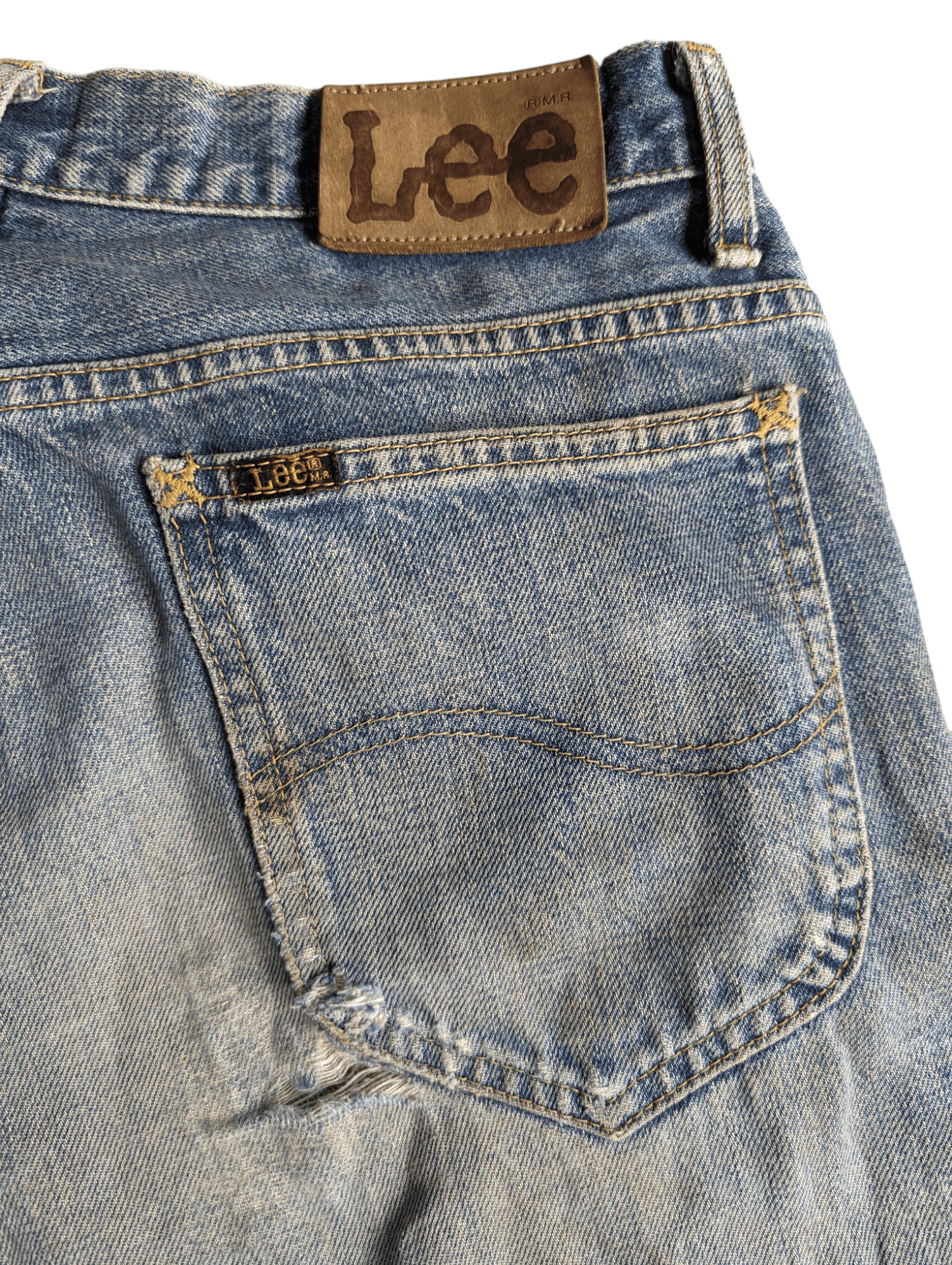 Lee LEE RIDER PATCHWORK DISTRESSED DENIM Size US 32 / EU 48 - 9 Thumbnail