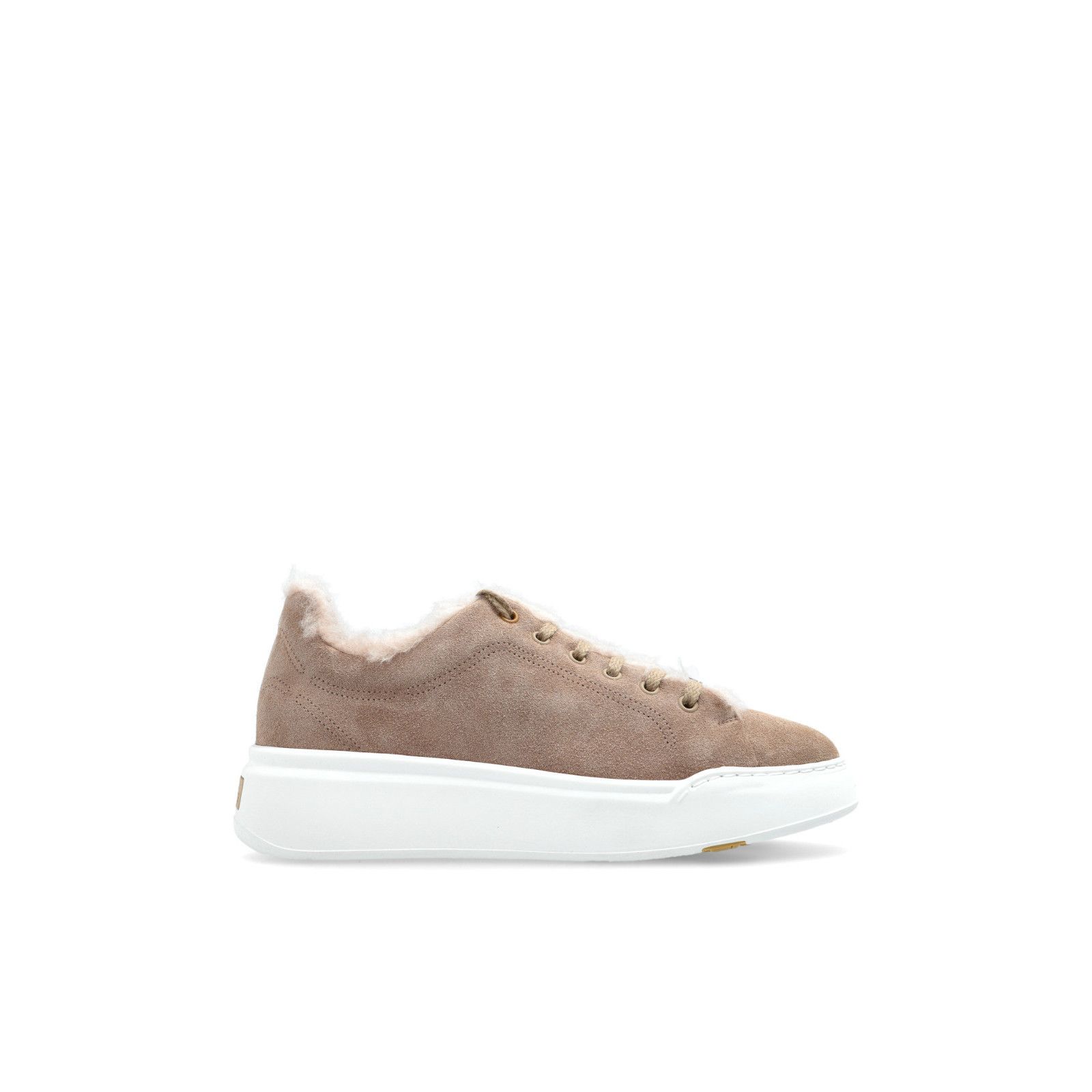 MAX MARA Tmaxi Beige Suede Sneakers New & Authentic (Women's
