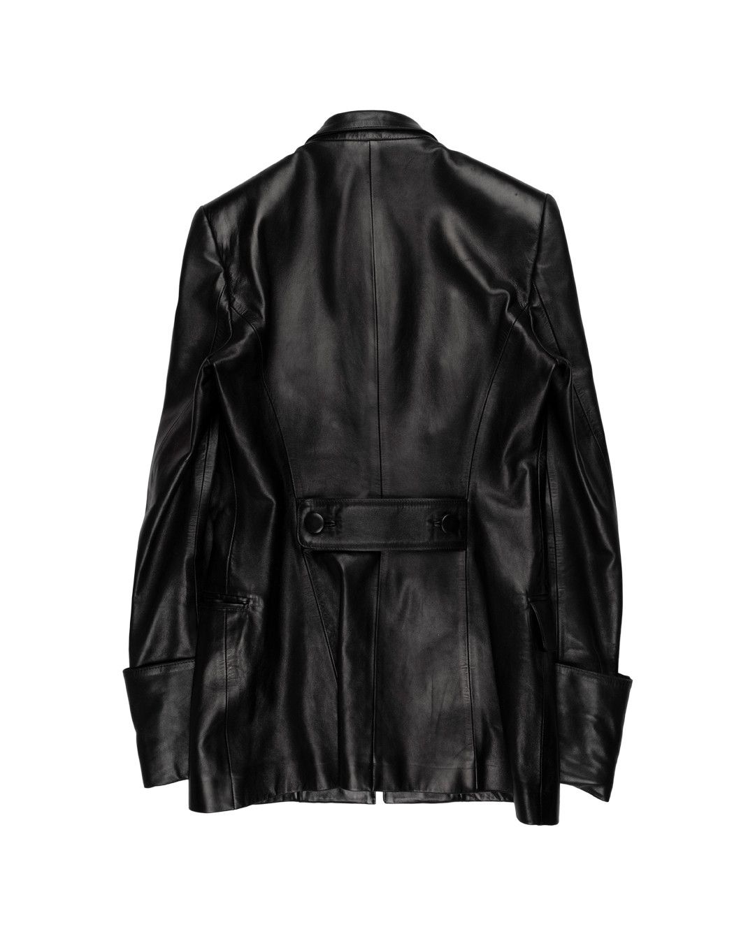 Tom Ford × Yves Saint Laurent AW2001 Leather Officer Jacket | Grailed
