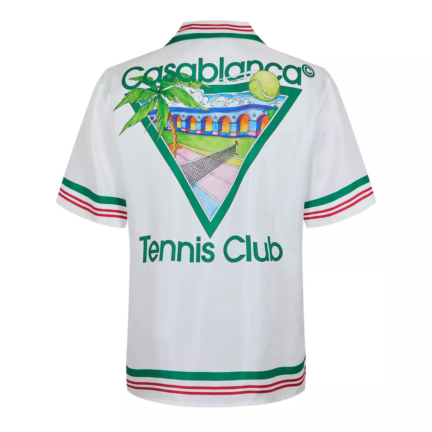 Casablanca o1g2r1mq0426 Tennis Club Bowling Shirt in Multicolor Size US M / EU 48-50 / 2 - 5 Thumbnail