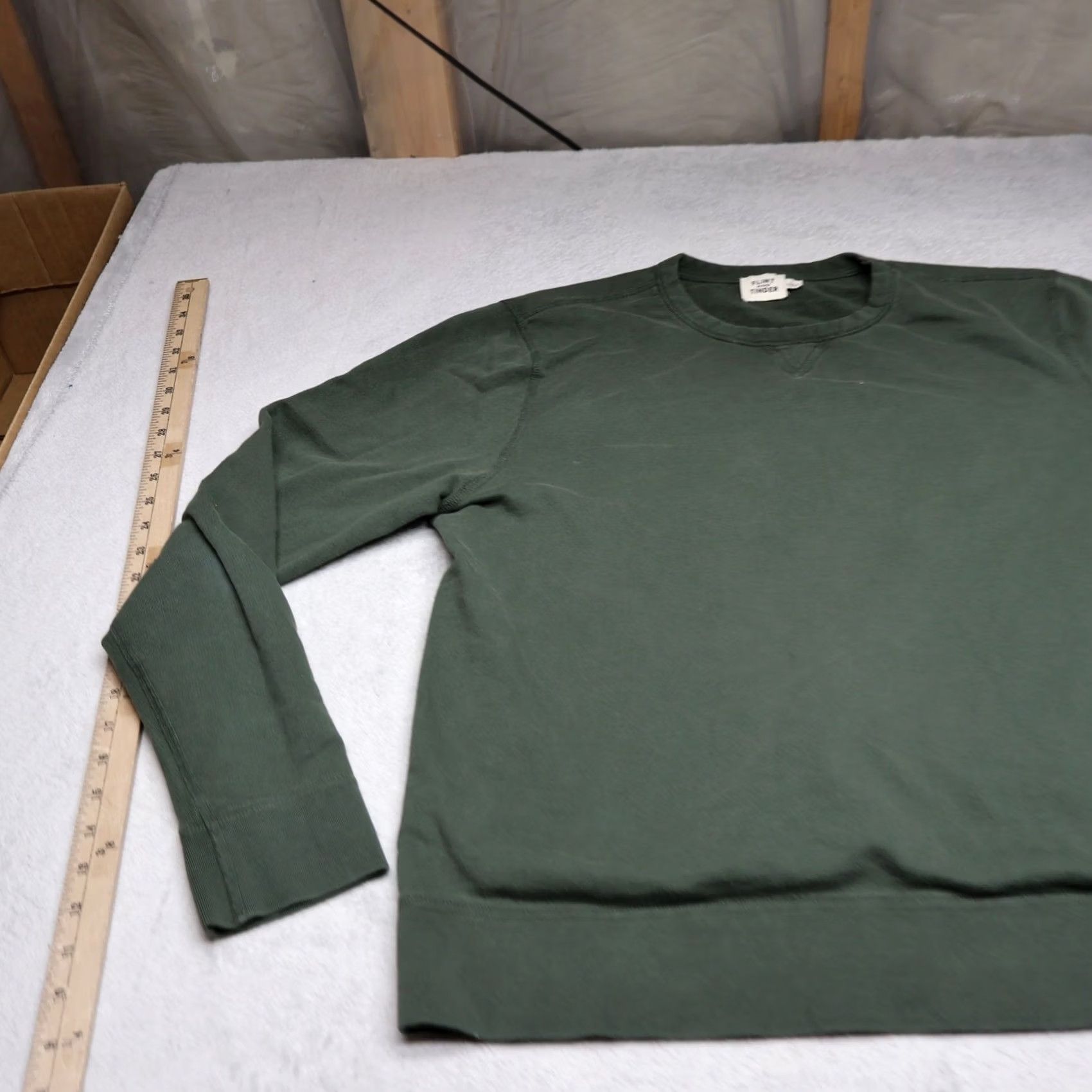 Flint And Tinder Flint and Tinder Sweatshirt Mens L Green Crewneck Pullover USA Made Size US L / EU 52-54 / 3 - 2 Thumbnail