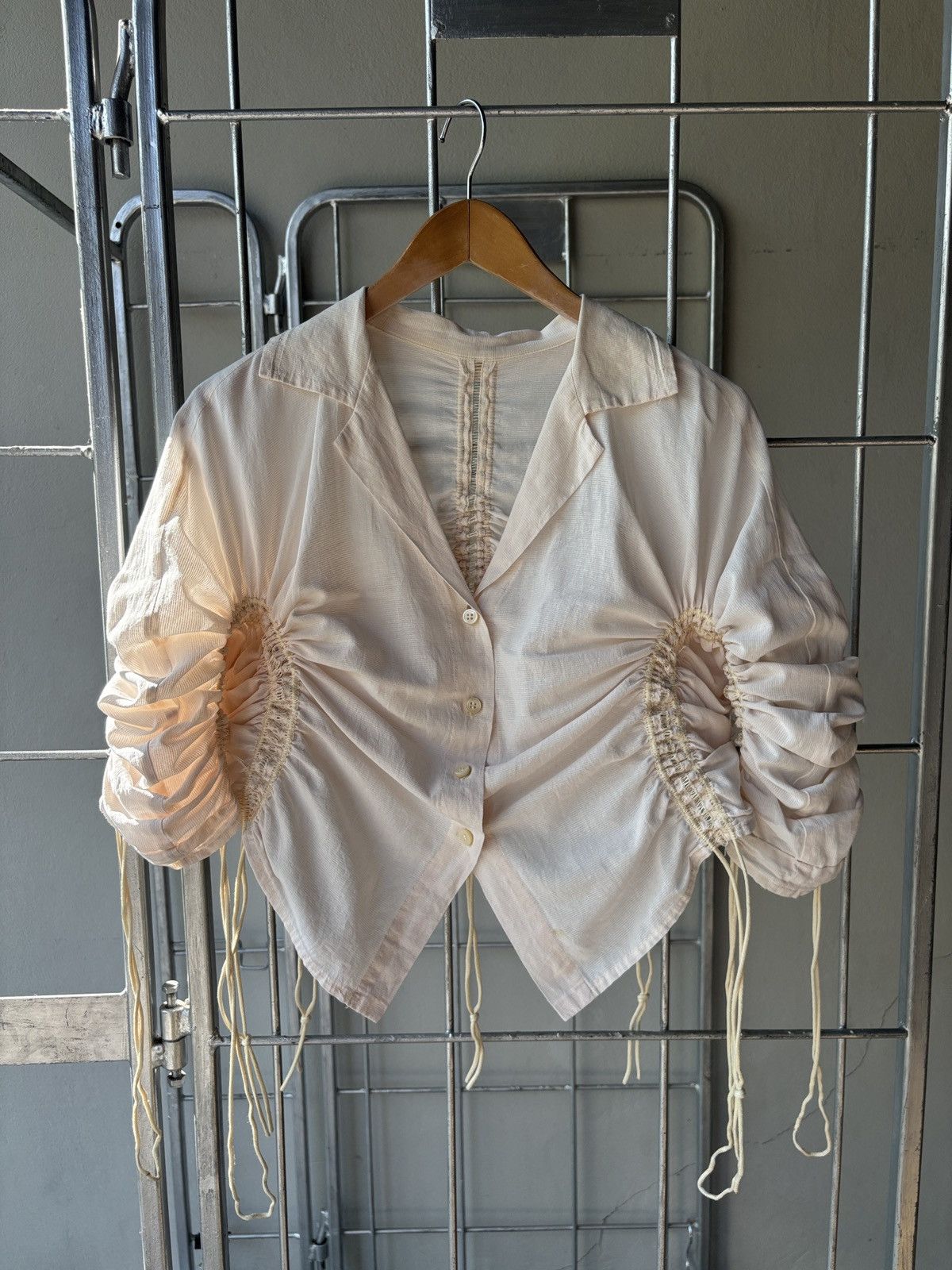 Issey Miyake ISSEY MIYAKE anatomical pucker blouse Size XS / US 0-2 / IT 36-38 - 7 Thumbnail