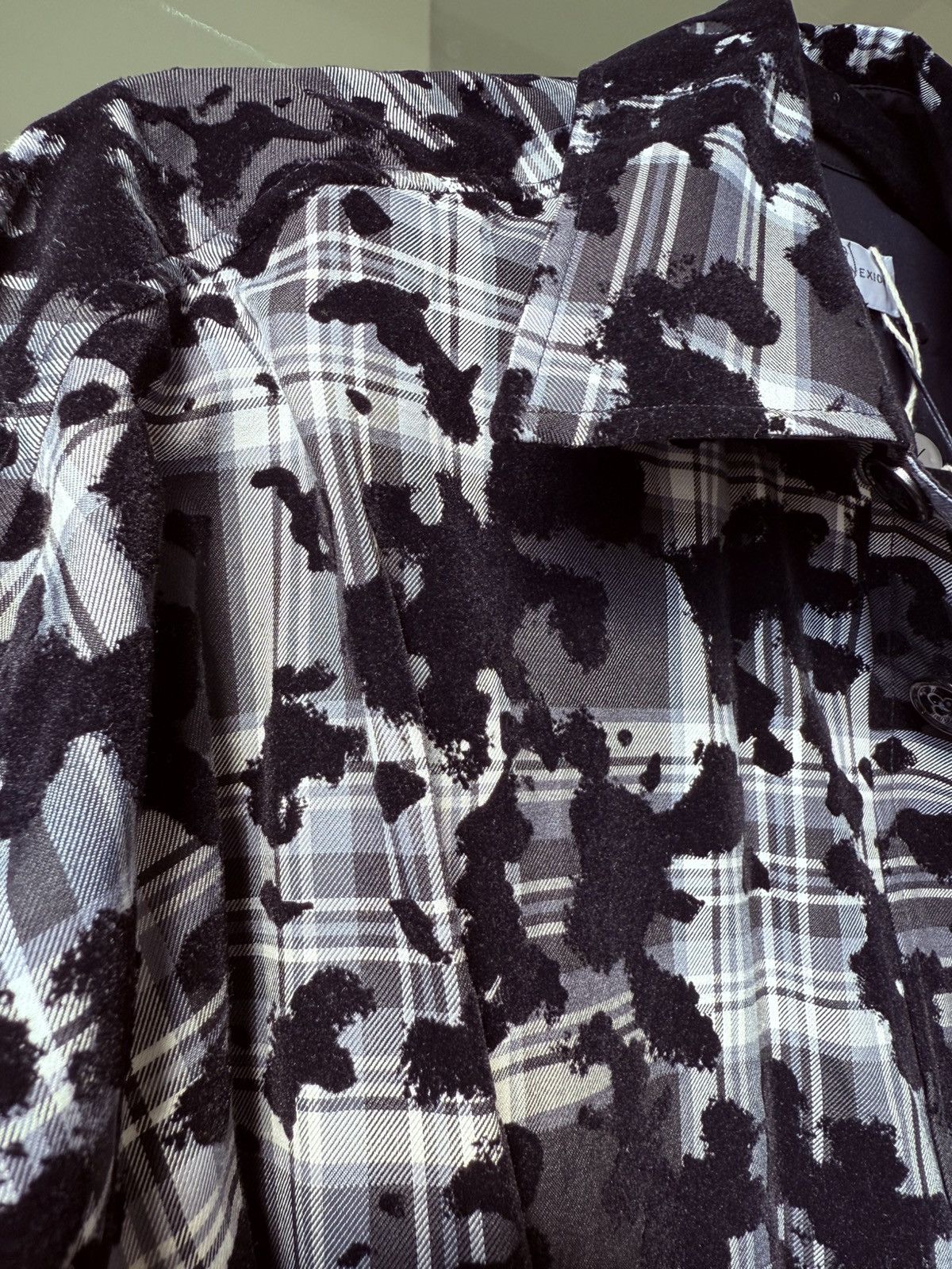 Faith Connexion Faith Connexion Oversized Plaid Shirt with velvet patches M Size US M / EU 48-50 / 2 - 2 Thumbnail