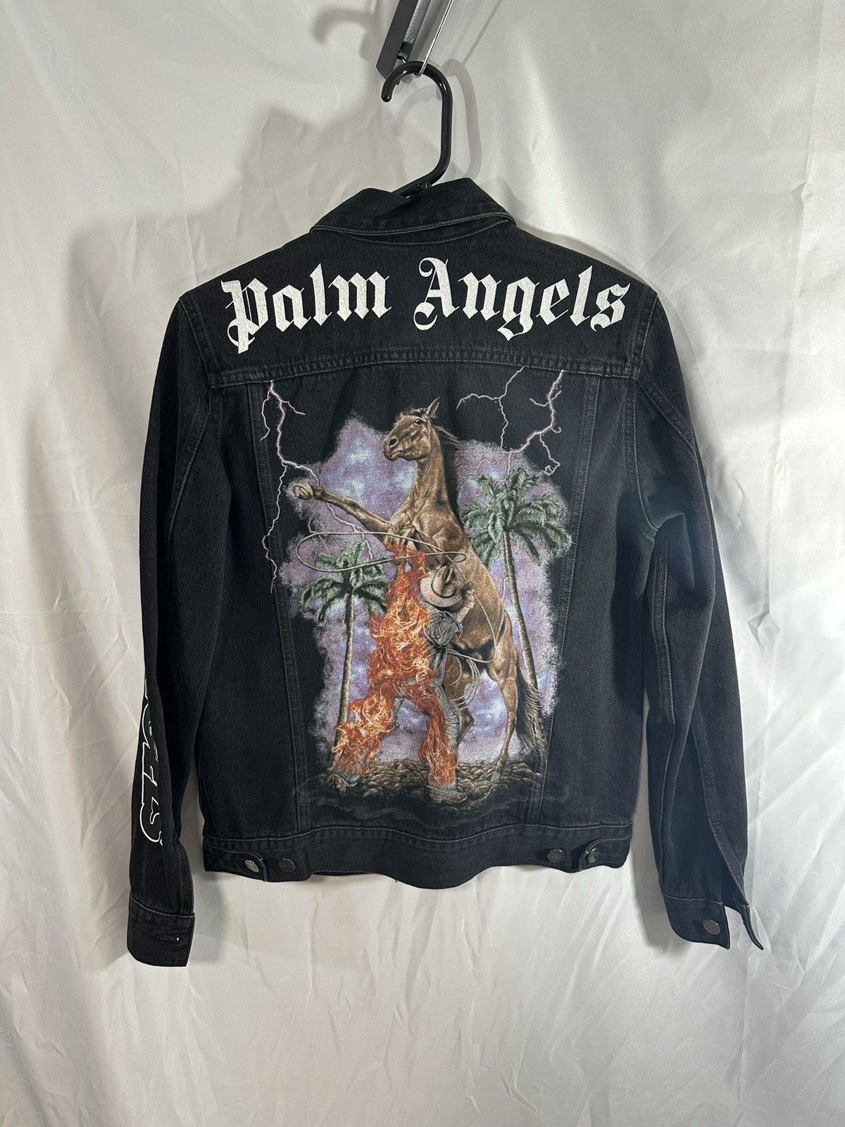 Palm Angels Palm Angels Denim Jacket Size US XS / EU 42 / 0 - 1 Thumbnail