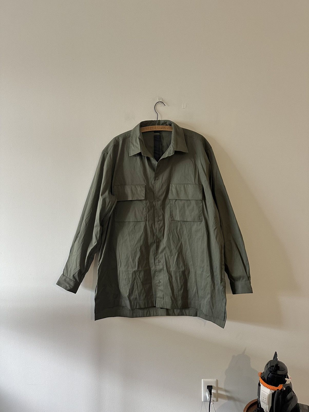 Nike NEW Nike ESC Khaki Every Stitch Considered Button Up Woven Size US XL / EU 56 / 4 - 1 Thumbnail