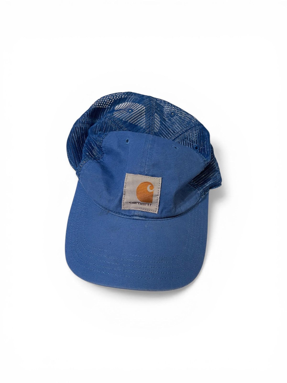 Carhartt Carhartt Blue Mesh Trucker Hat Snapback Adjustable Cap Size ONE SIZE - 1 Thumbnail