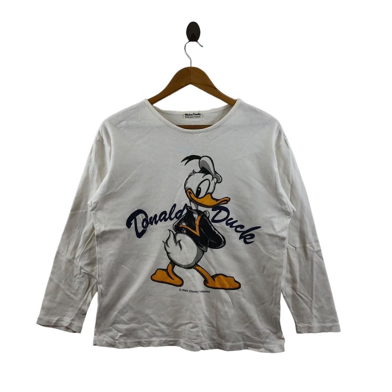 Disney Vintage 80’ DISNEY DONALD DUCK Mickey Family Sweatshirt Size M / US 6-8 / IT 42-44 - 1 Thumbnail