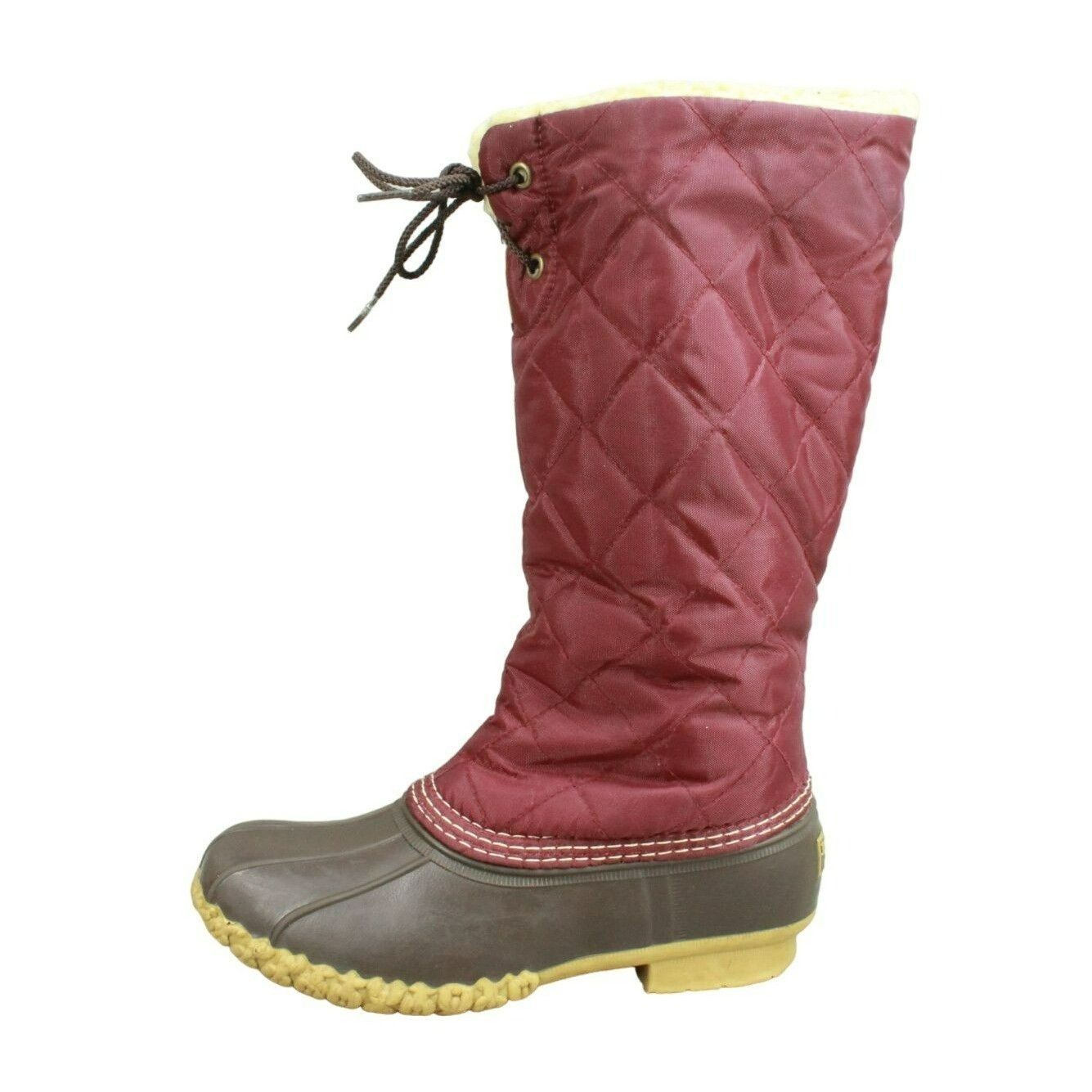L.L. Bean LL Bean Women's Shearling Quilted Waterproof Duck Boots Size US 6 / IT 36 - 1 Thumbnail