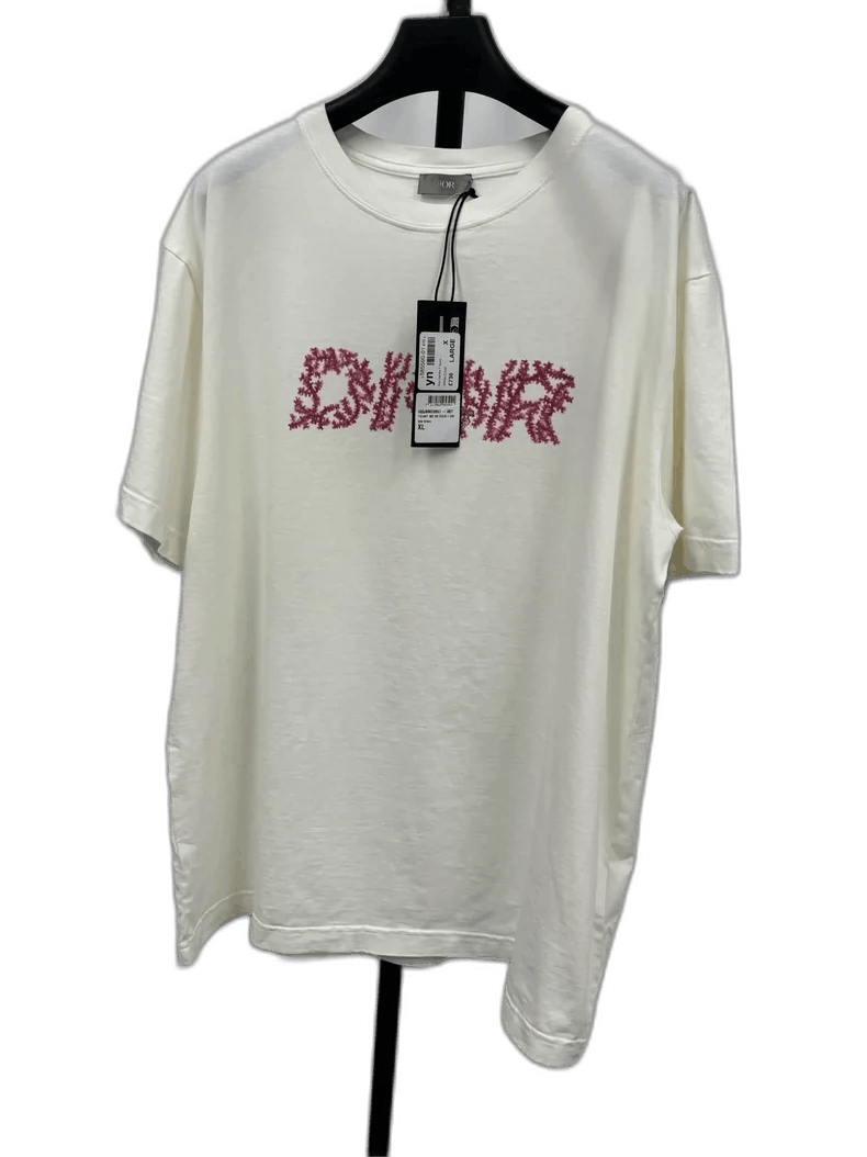Dior Logo Print Loose Short Sleeve TShirt-2506