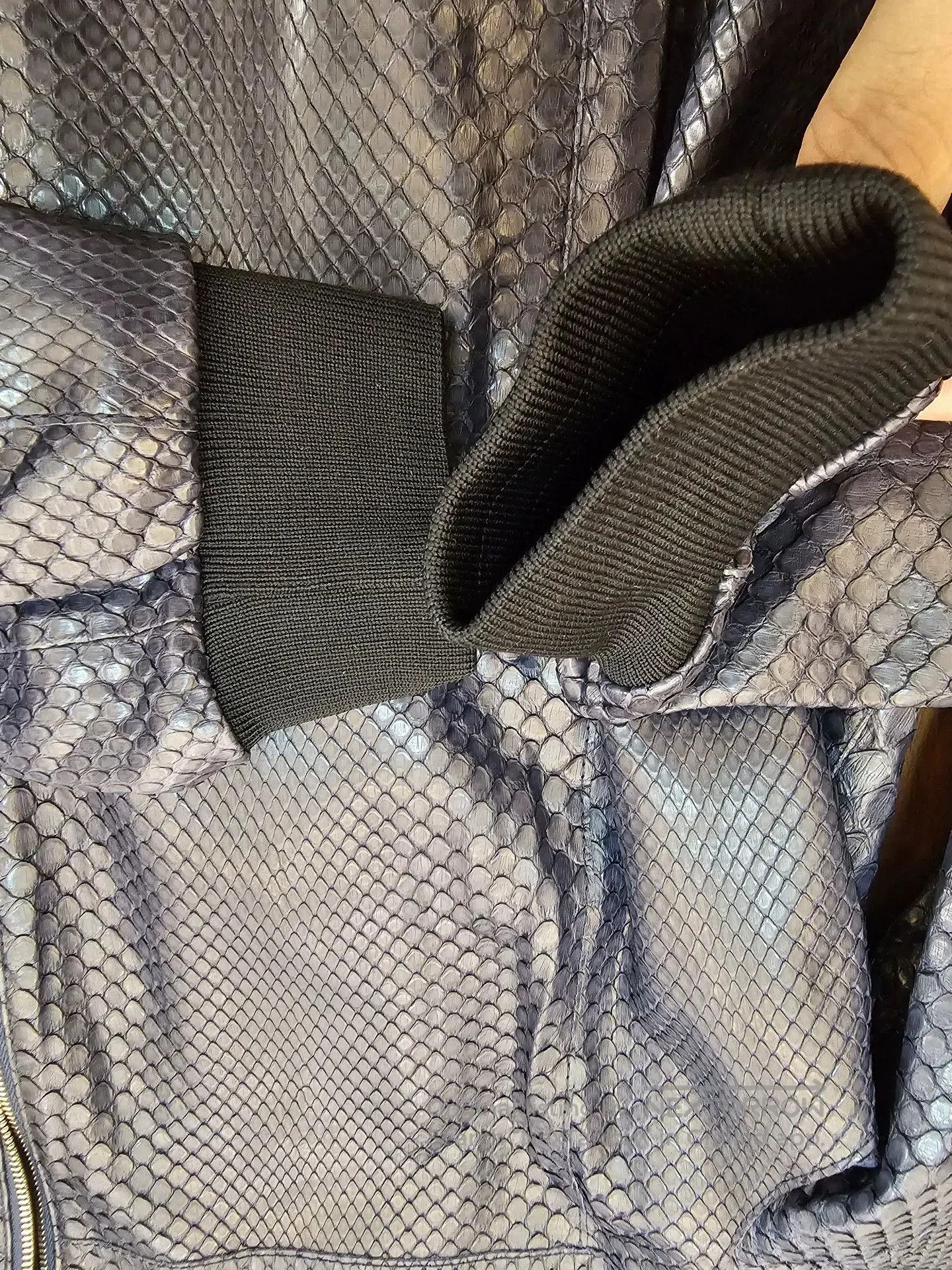 Valentino Valentino Limited Python Leather Jacket. Size US L / EU 52-54 / 3 - 8 Thumbnail