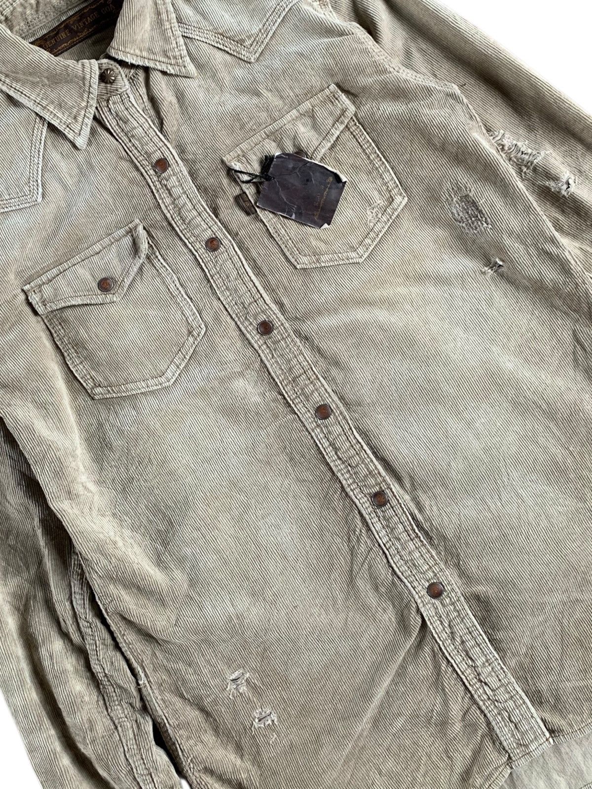 GOA New Genuine Vintage GOA raw ripped shirt Size US M / EU 48-50 / 2 - 3 Thumbnail