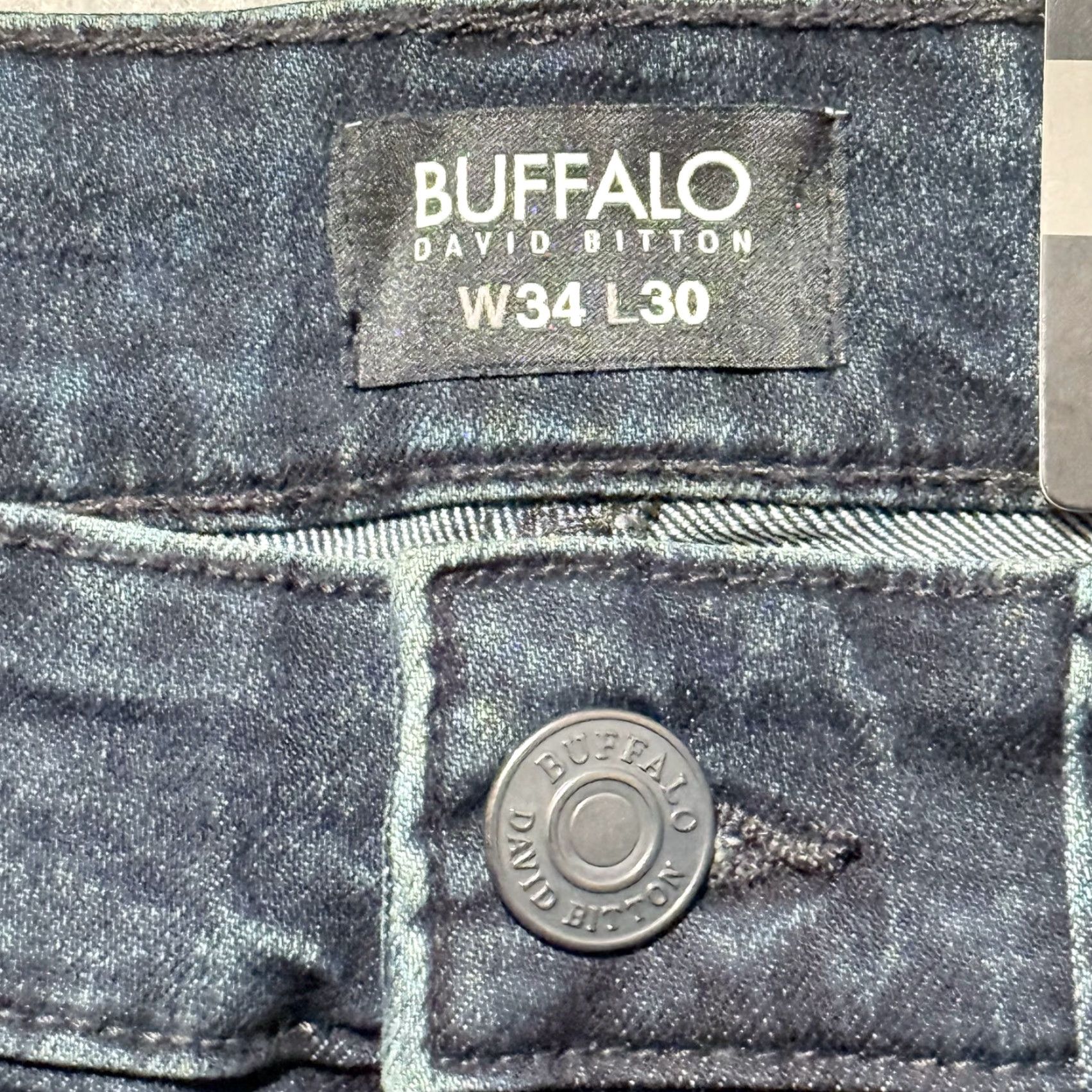 Buffalo David Bitton Buffalo David Bitton Jeans Slim Straight Evan Jeans Men Blue 34X30 NWT Denim Regular 5-Pocket Design United States Mens Size US 34 / EU 50 - 5 Thumbnail