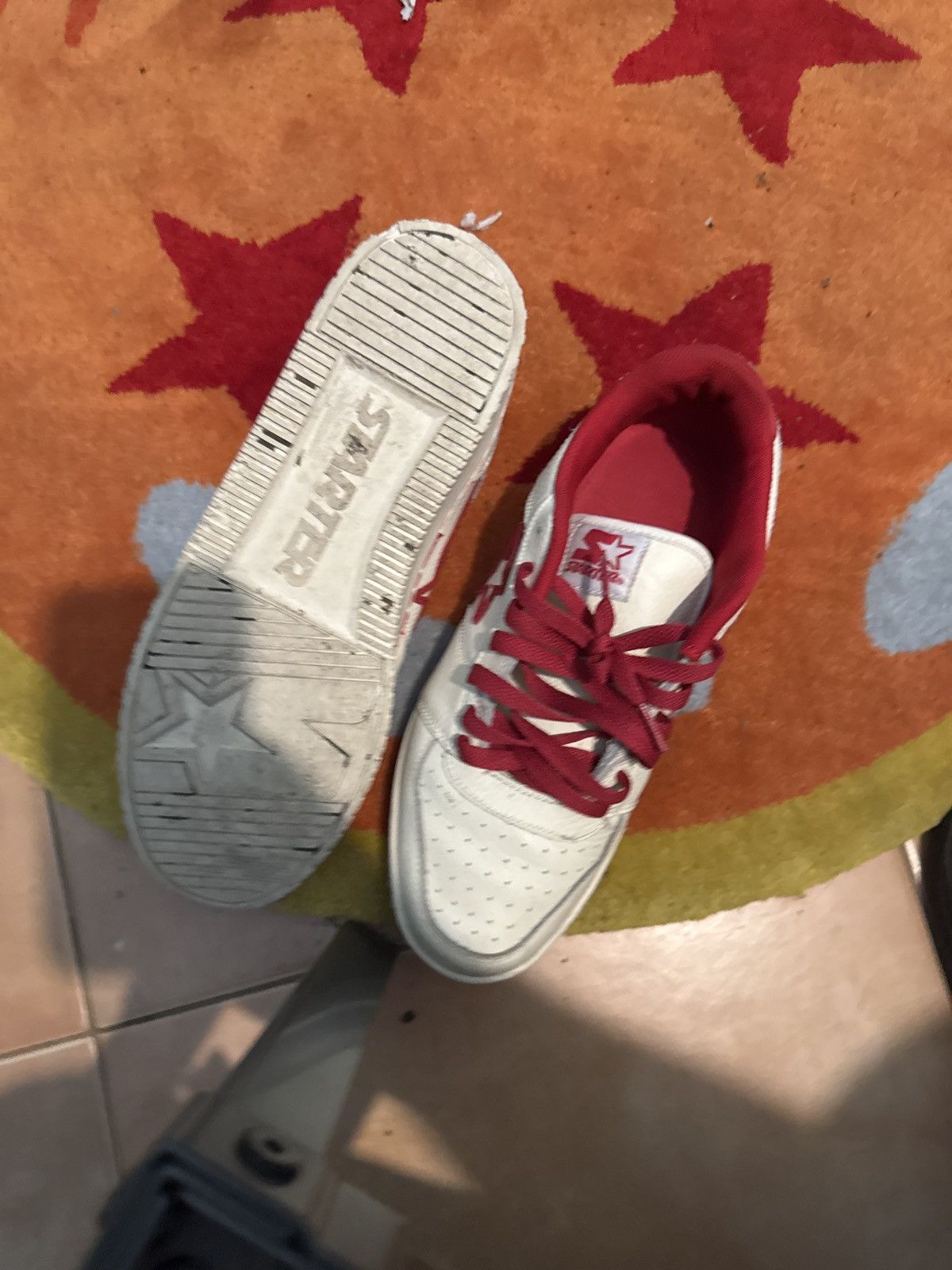 Starter Starter lfs 1 low top cream and red Size US 11 / EU 44 - 1 Thumbnail