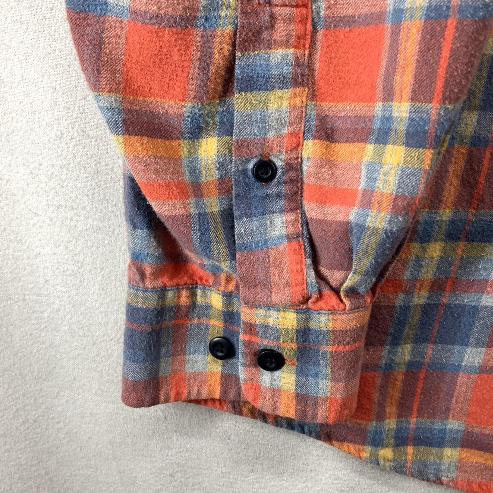 Vintage L.L.Bean Button-Up Shirt Men’s XL Orange Plaid Flannel Long Sleeve Casual Size US XL / EU 56 / 4 - 5 Thumbnail
