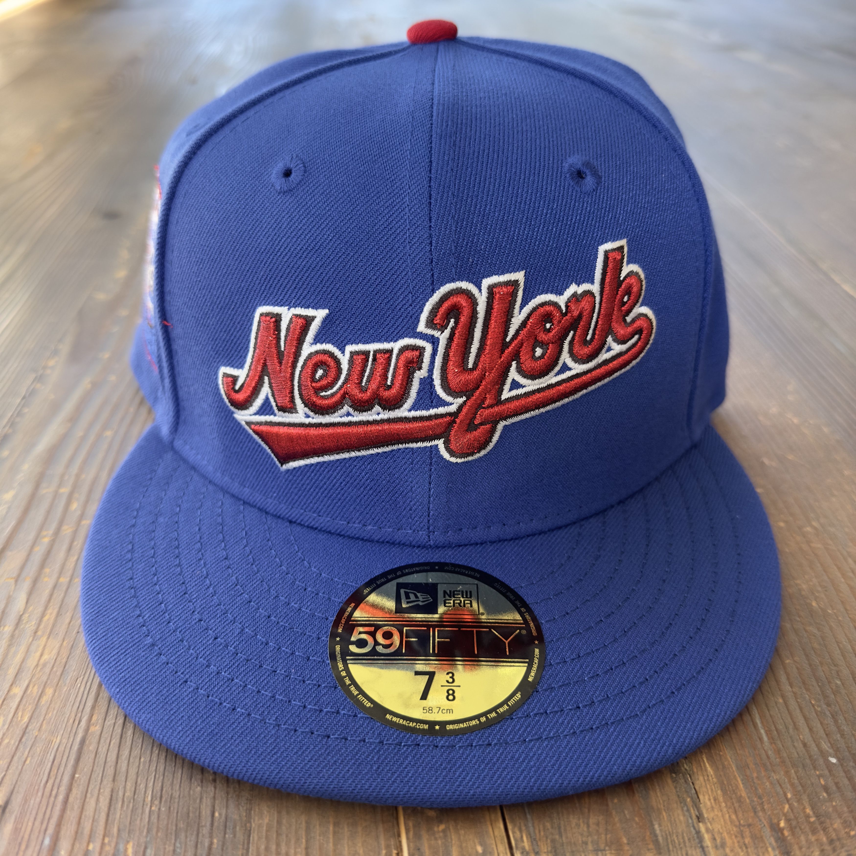 New Era New York Mets Script New Era 59Fifty 25th Anniversary 7 3/8" Size ONE SIZE - 1 Thumbnail
