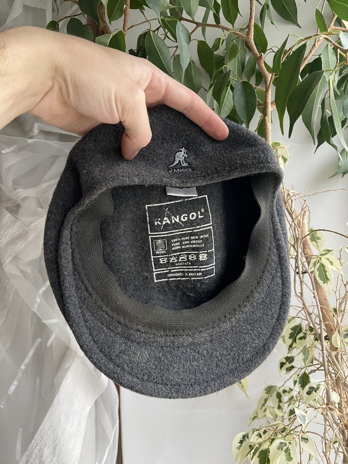 Kangol × Vintage Kangol Vintage Wool Beret Hat Flat Cap Y2K Size 30 - 3 Thumbnail