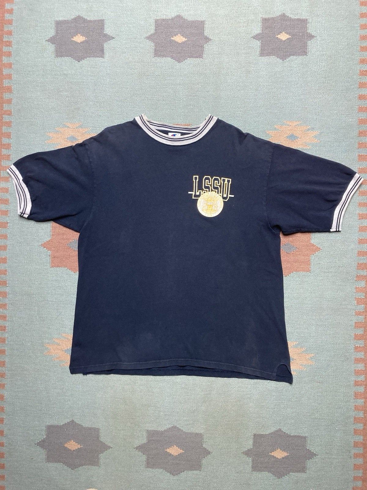 Vintage VTG 90s t shirt Lake Superior state university LSSU lakers L Size US L / EU 52-54 / 3 - 1 Thumbnail
