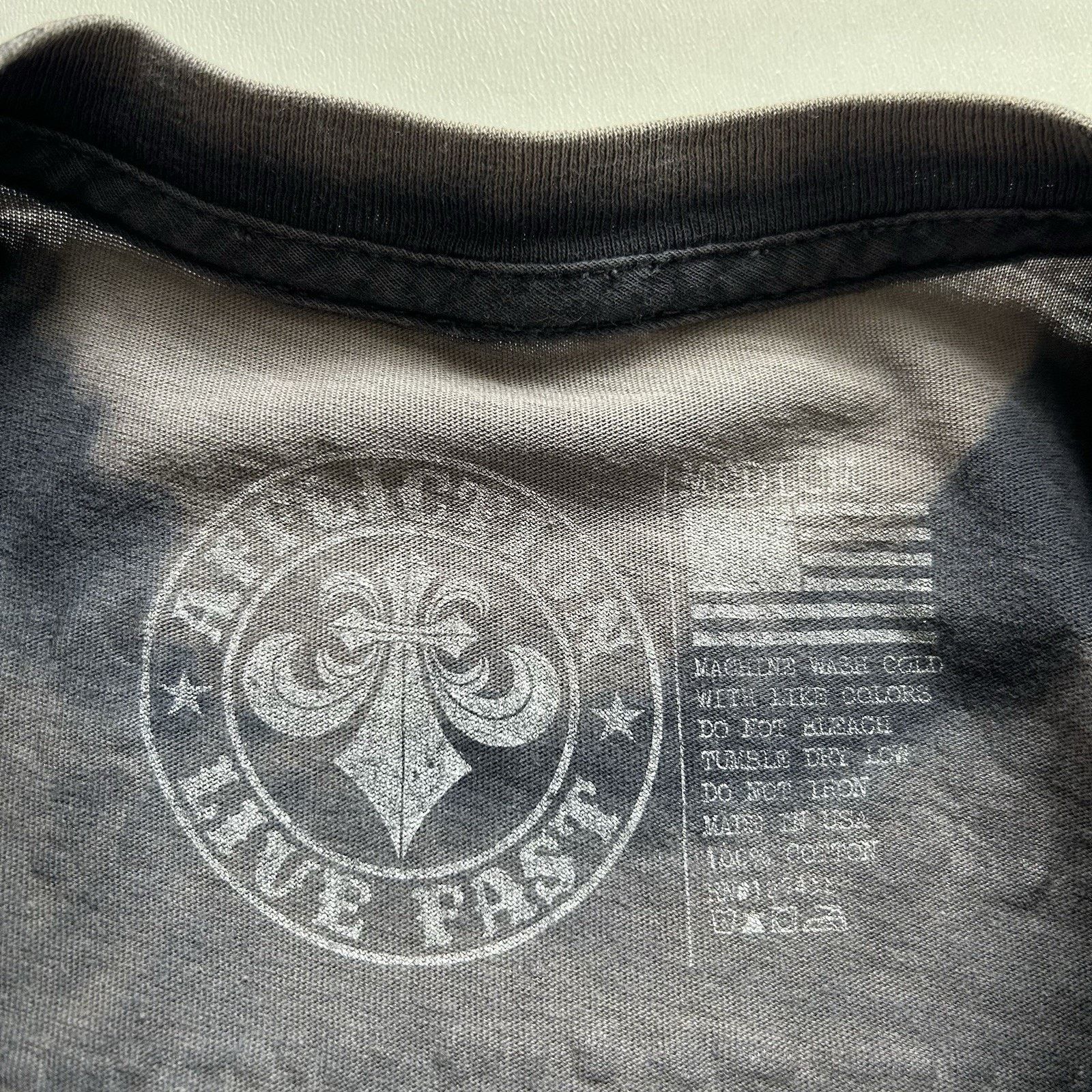 Affliction × Vintage Vintage Affliction Live Fast T Shirt Black Crest Logo Medium Size US M / EU 48-50 / 2 - 7 Thumbnail