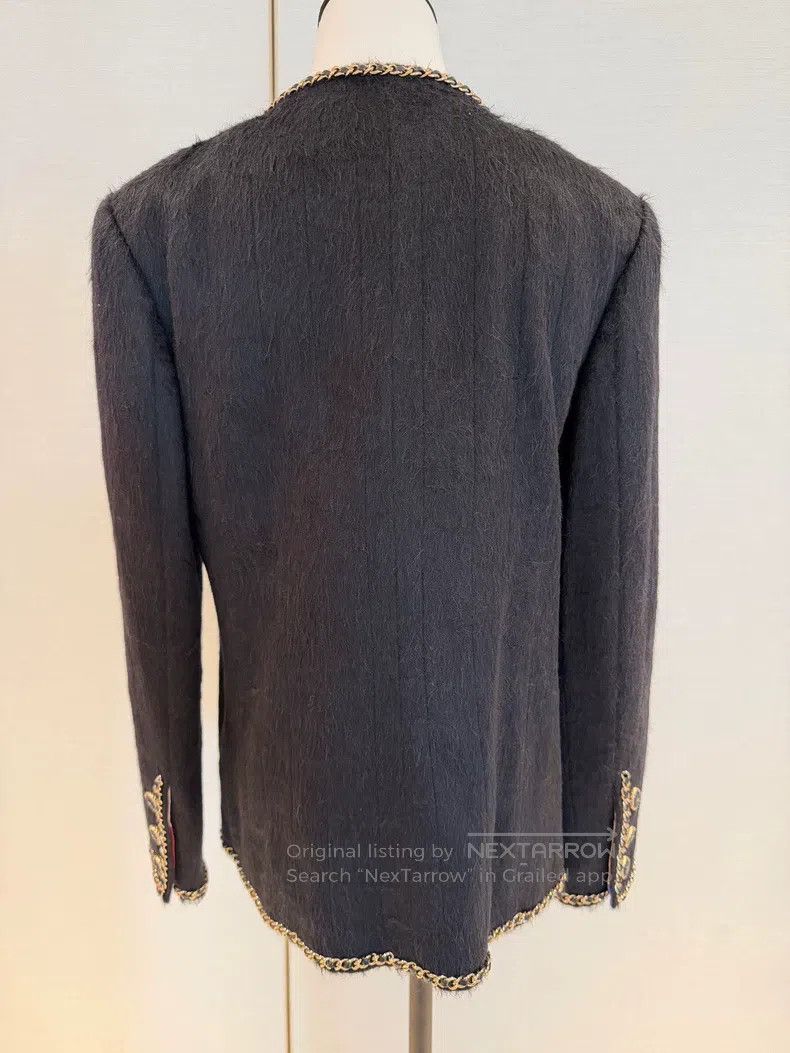 Other Chanel Horse hair black gold chain jacket Size XS / US 0-2 / IT 36-38 - 2 Thumbnail