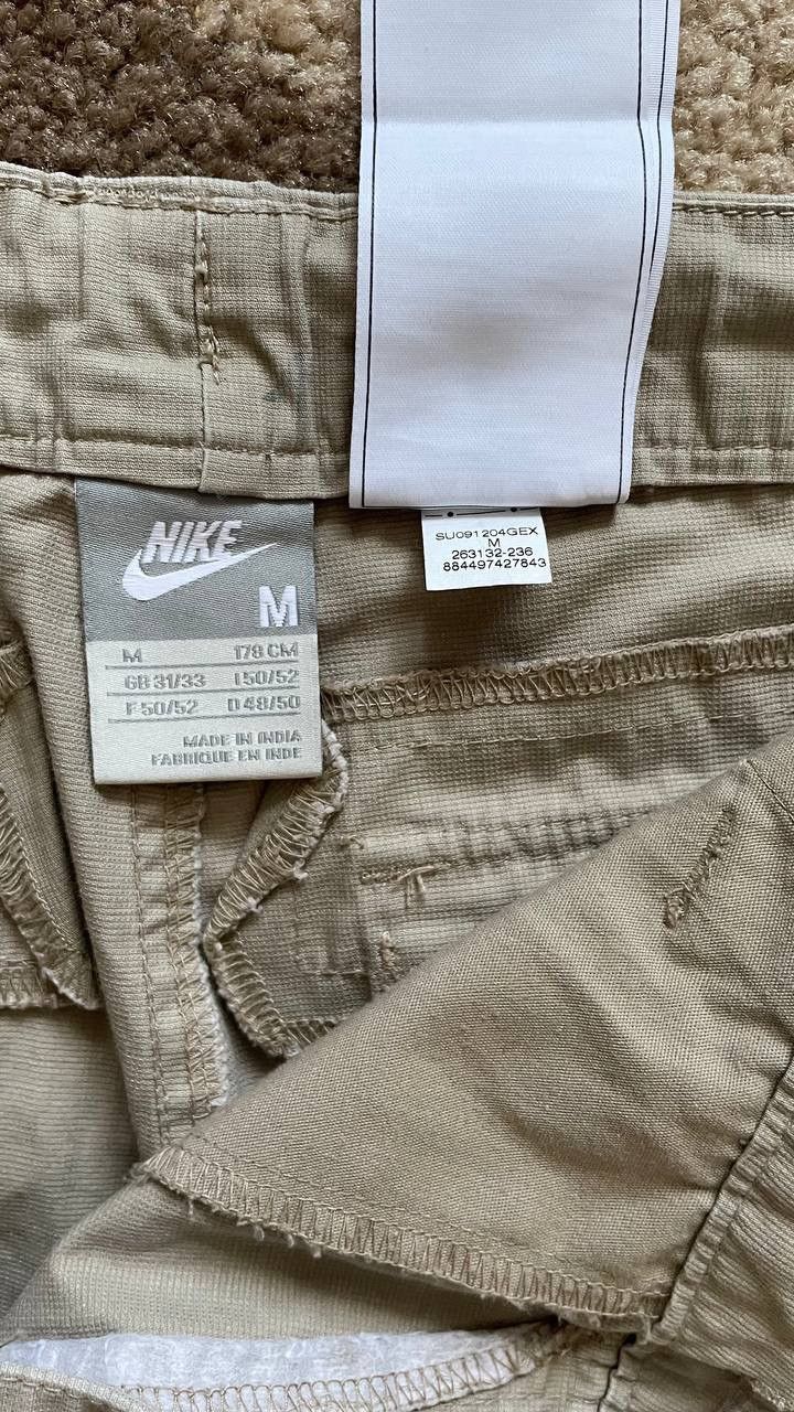 Nike × Vintage Nike Vintage Cargo Shorts Size US 34 / EU 50 - 4 Thumbnail