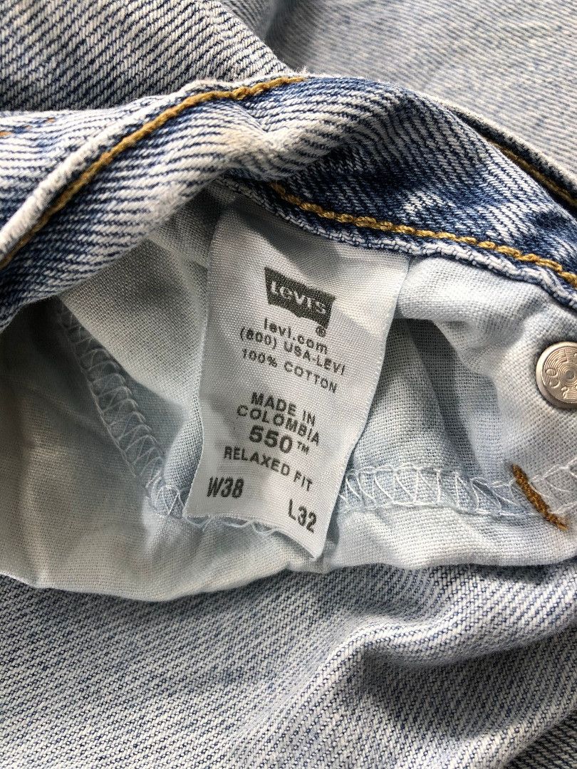 Levi's × Vintage Vintage Light Wash Levis 550 Jeans-JM775 Size US 39 - 9 Thumbnail