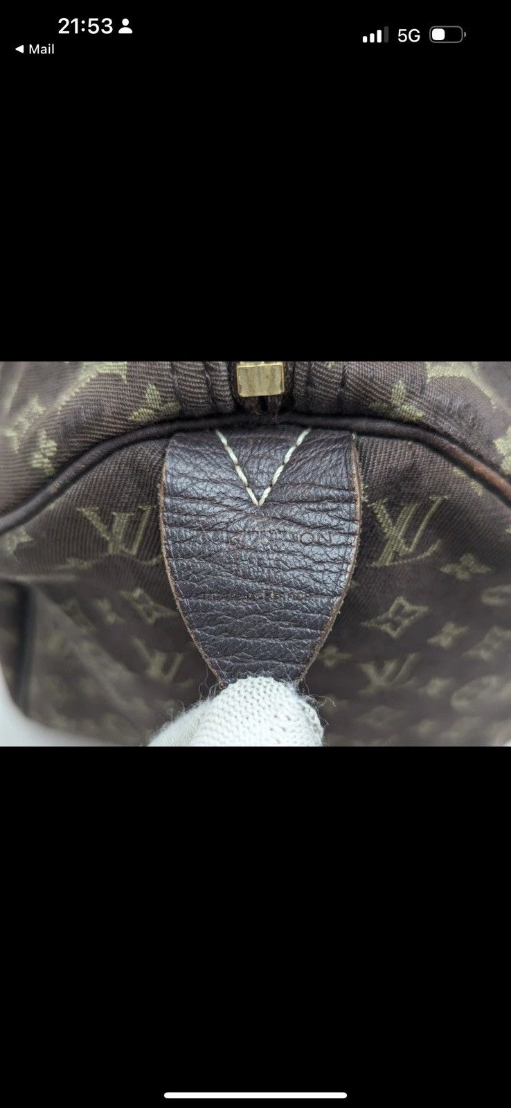 Louis Vuitton Louis Vuitton Mini Lin Speedy 30 Monogram Brown Size ONE SIZE - 6 Thumbnail
