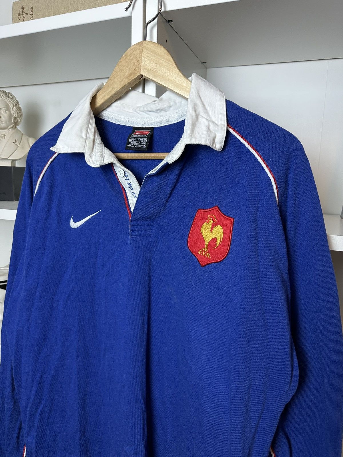 Nike Vintage Nike France ruby polo 2002 longsleeve Size US M / EU 48-50 / 2 - 3 Thumbnail
