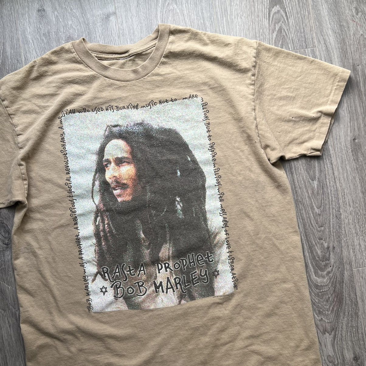 Vintage Bob Marley Rasta Prophet T shirt 90s Short Sleeve T Shirts