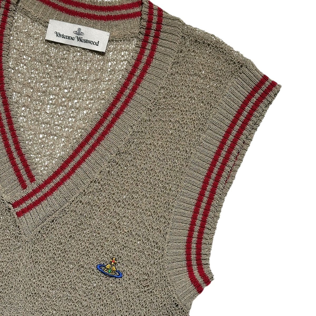 Vivienne Westwood Unisex distressed knit sweater vest Size US S / EU 44-46 / 1 - 4 Thumbnail