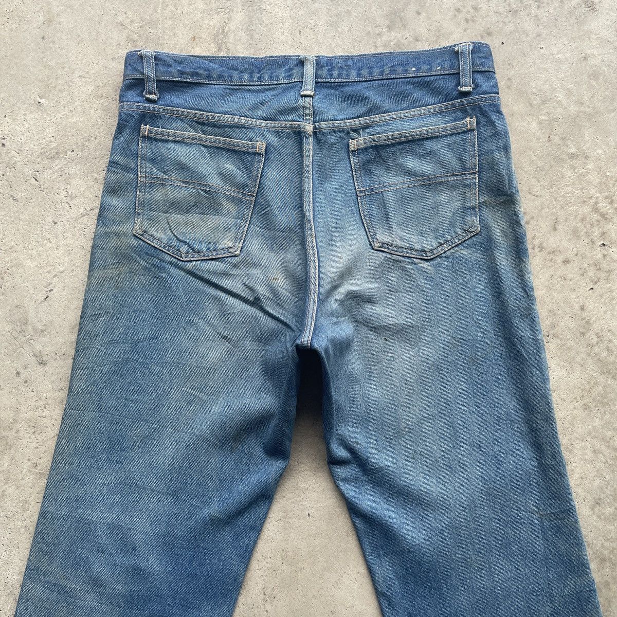 Japanese Brand Vintage Bee Bell Japan RUSTY Faded Jeans Denim Pants W35 Size US 35 - 10 Thumbnail