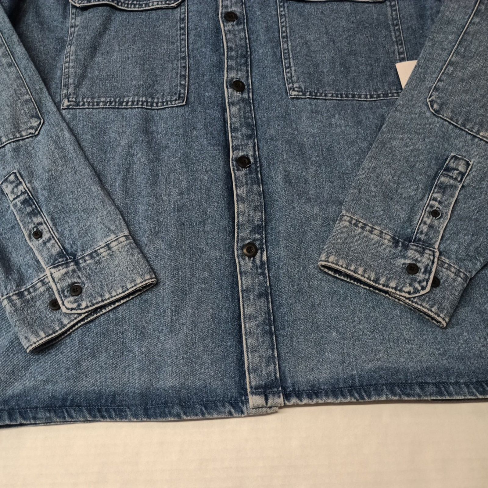 Wrangler Wrangler Denim Jacket Overshirt Outdoor Shacket Size 3XL Size US XXL / EU 58 / 5 - 2 Thumbnail