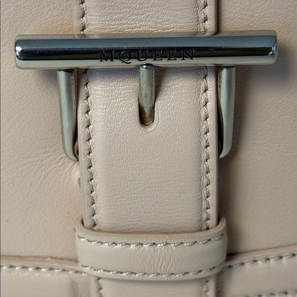Alexander McQueen McQueen Mini T-Bar Leather Shoulder Crossbody Bag – Blush P Size ONE SIZE - 3 Thumbnail