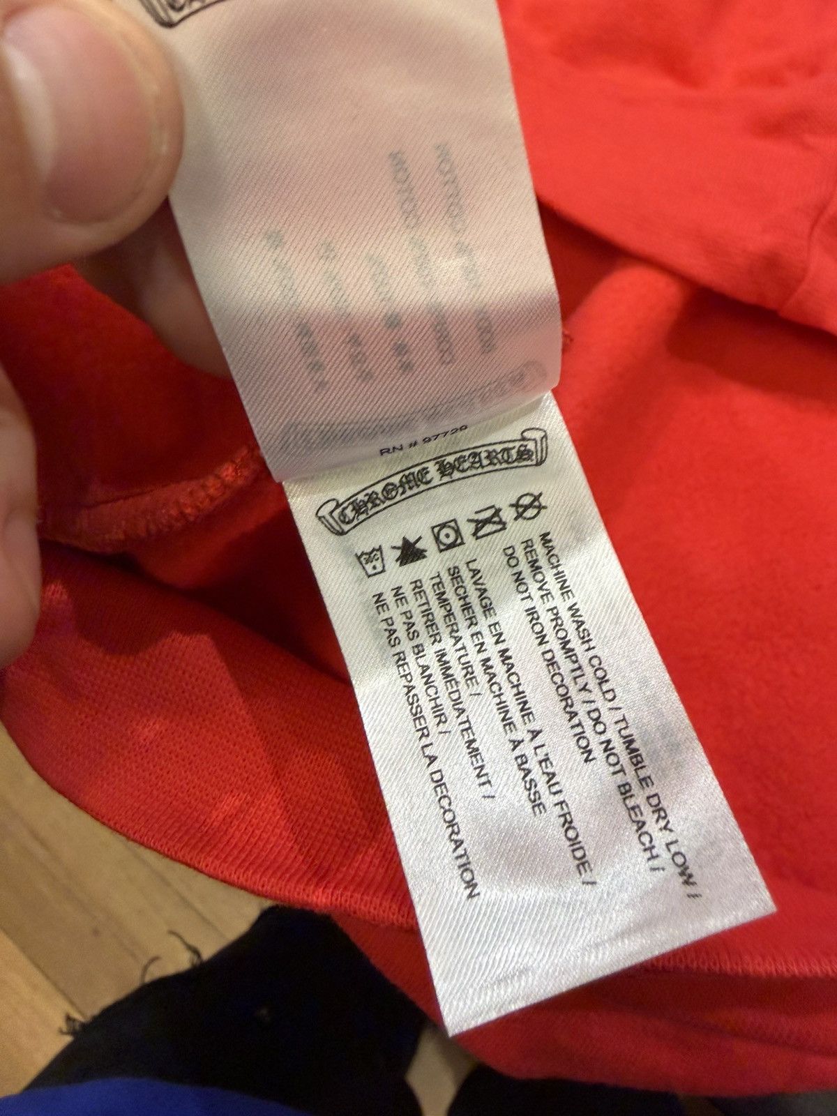 Chrome Hearts Chrome Hearts Scroll Hoodie - Red Size US L / EU 52-54 / 3 - 5 Thumbnail