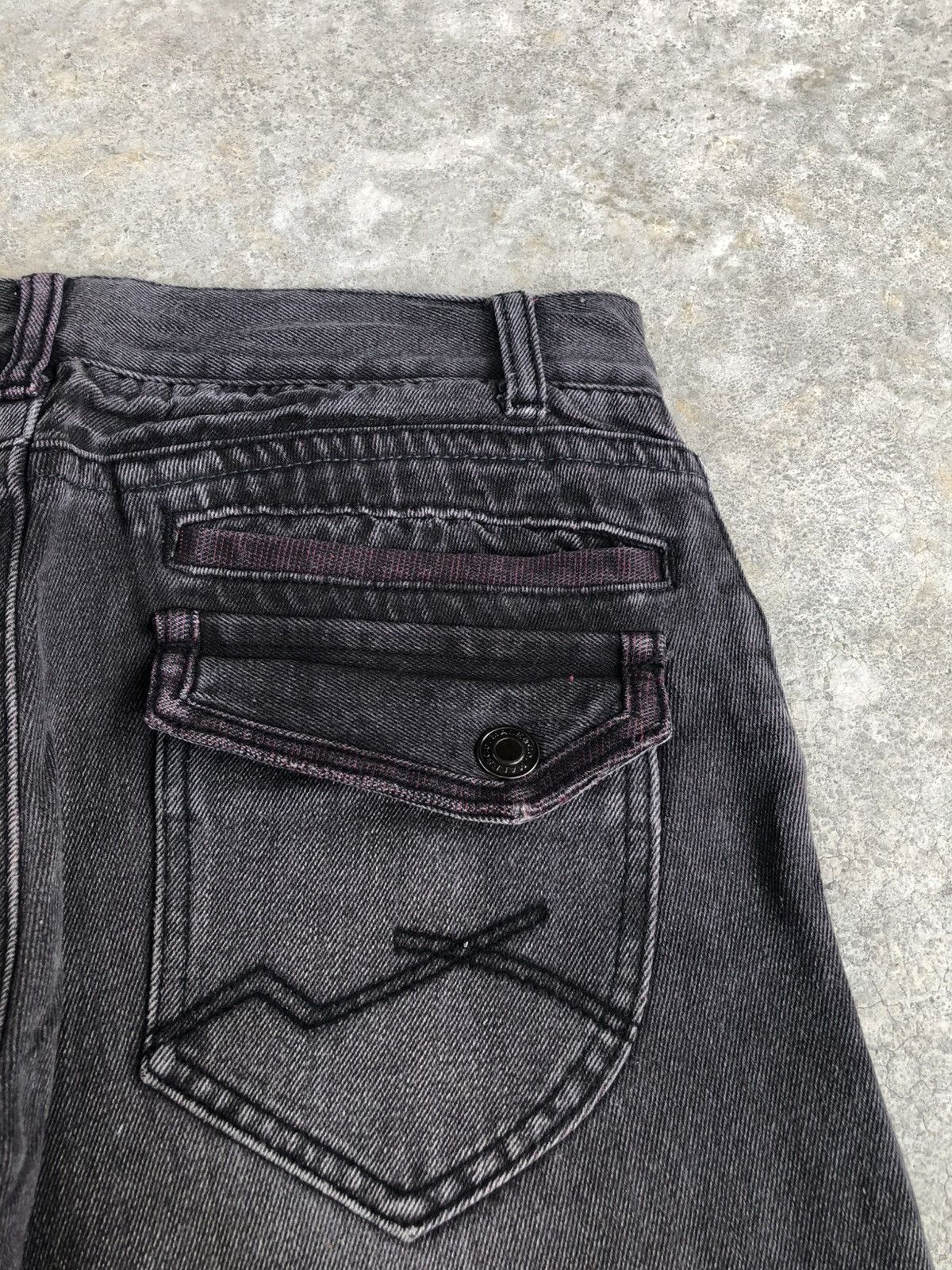 If Six Was Nine Flared Male Bootcut Jeans Distessed Denim Size US 31 - 16 Thumbnail