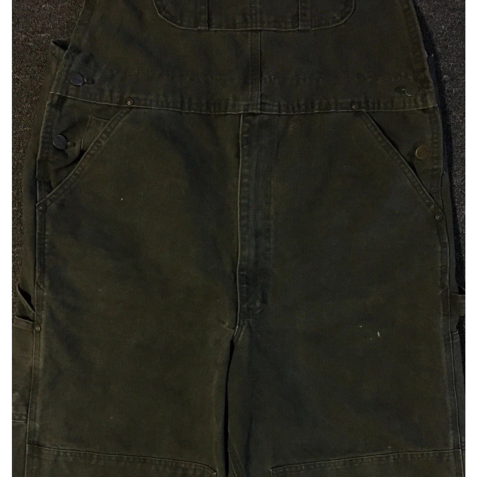 Carhartt Vtg Carhartt Faded Overalls 36 USA Grunge Trucker Biker Punk 80s 90s WIP Skate Size US 36 / EU 52 - 4 Thumbnail