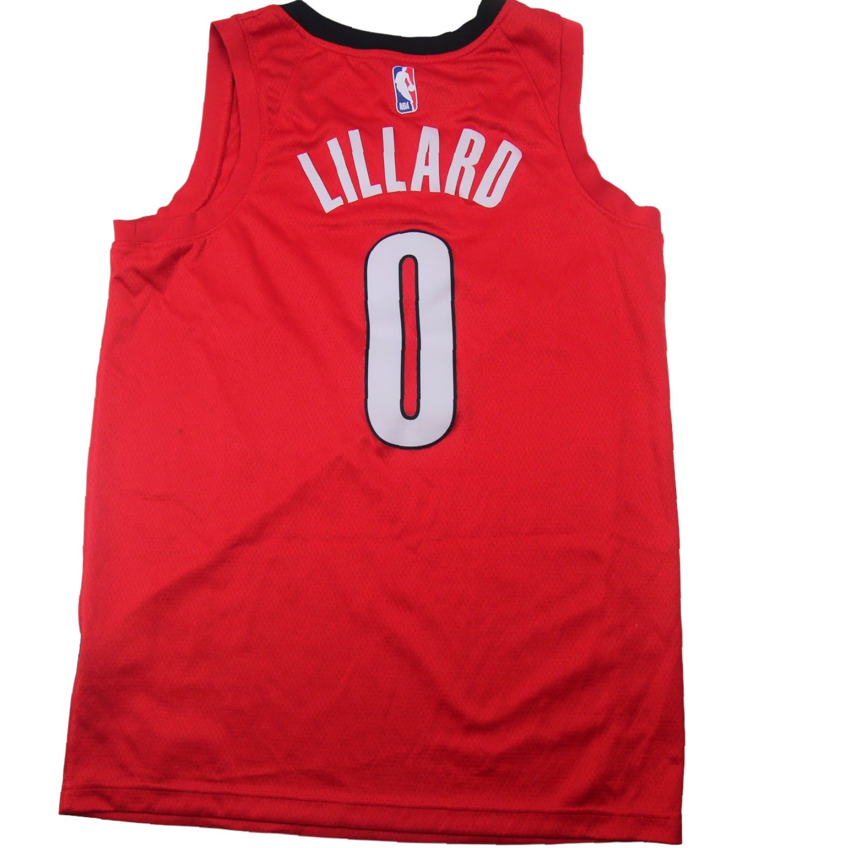 Nike Nike Portland Trail Blazers #0 Damian Lillard Swingman Jersey Men M Red Basketball Shirt Size US M / EU 48-50 / 2 - 6 Thumbnail