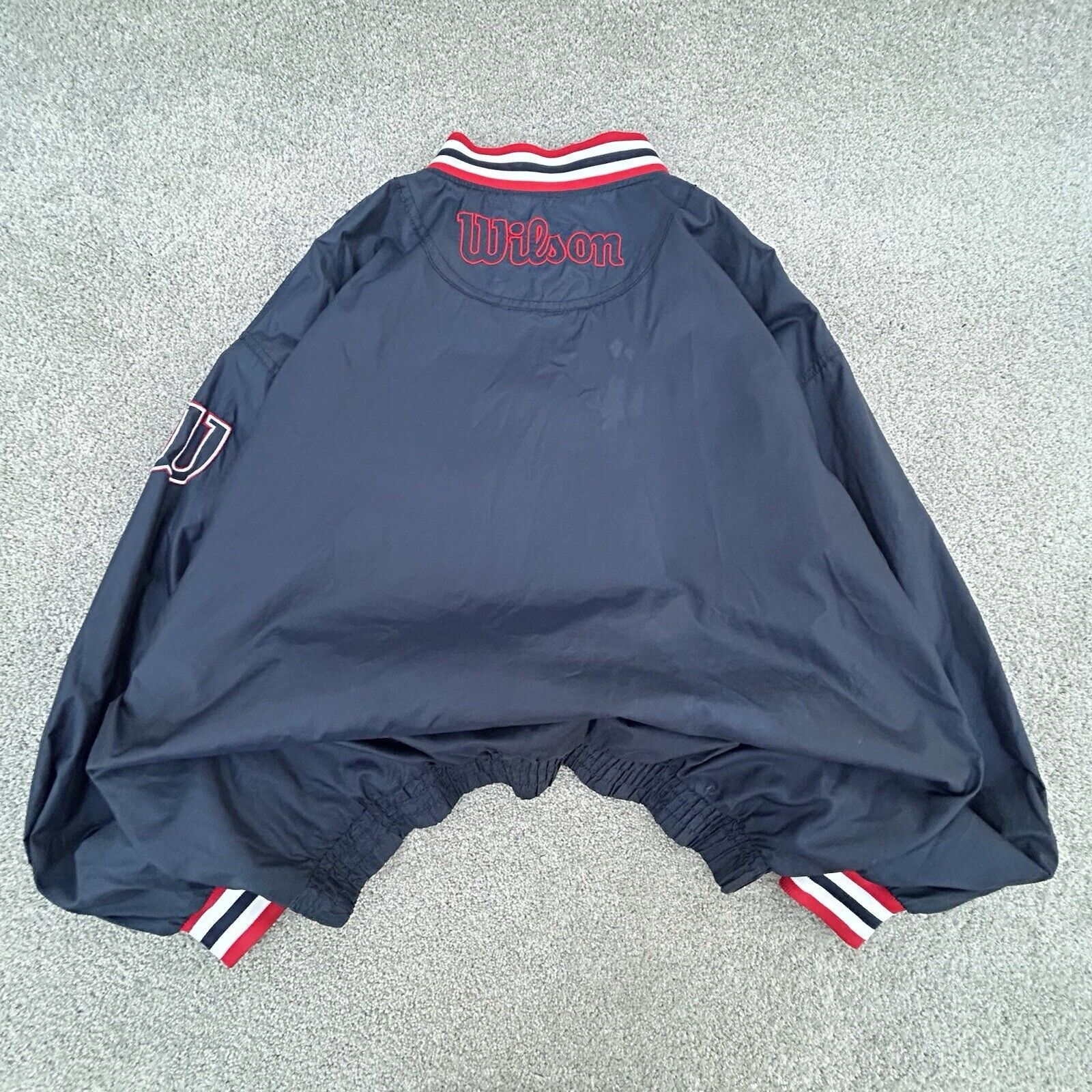 Wilson Vintage Wilson Jacket Adult XXL 1/2 Zip Windbreaker Baseball Size US XXL / EU 58 / 5 - 2 Thumbnail