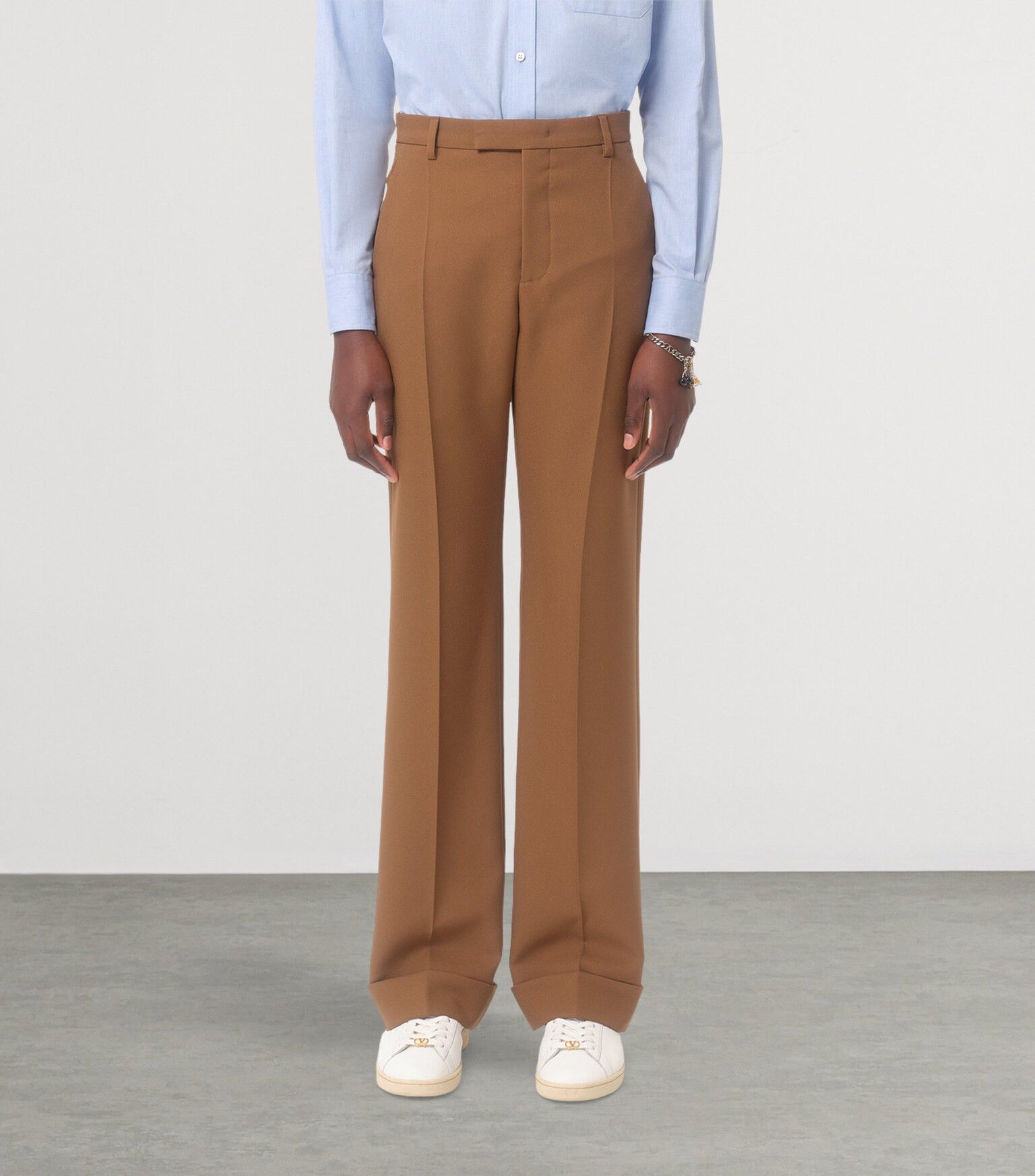 Valentino o1y0525 Casual Pant in Brown Size US 28 / EU 44 - 2 Thumbnail
