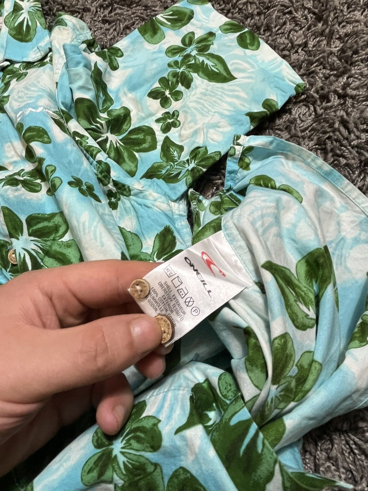 O'Neill ONEILL VINTAGE 00s HAWAIIAN SHIRT MULTILOGO SUMMER STYLE Size US M / EU 48-50 / 2 - 6 Thumbnail