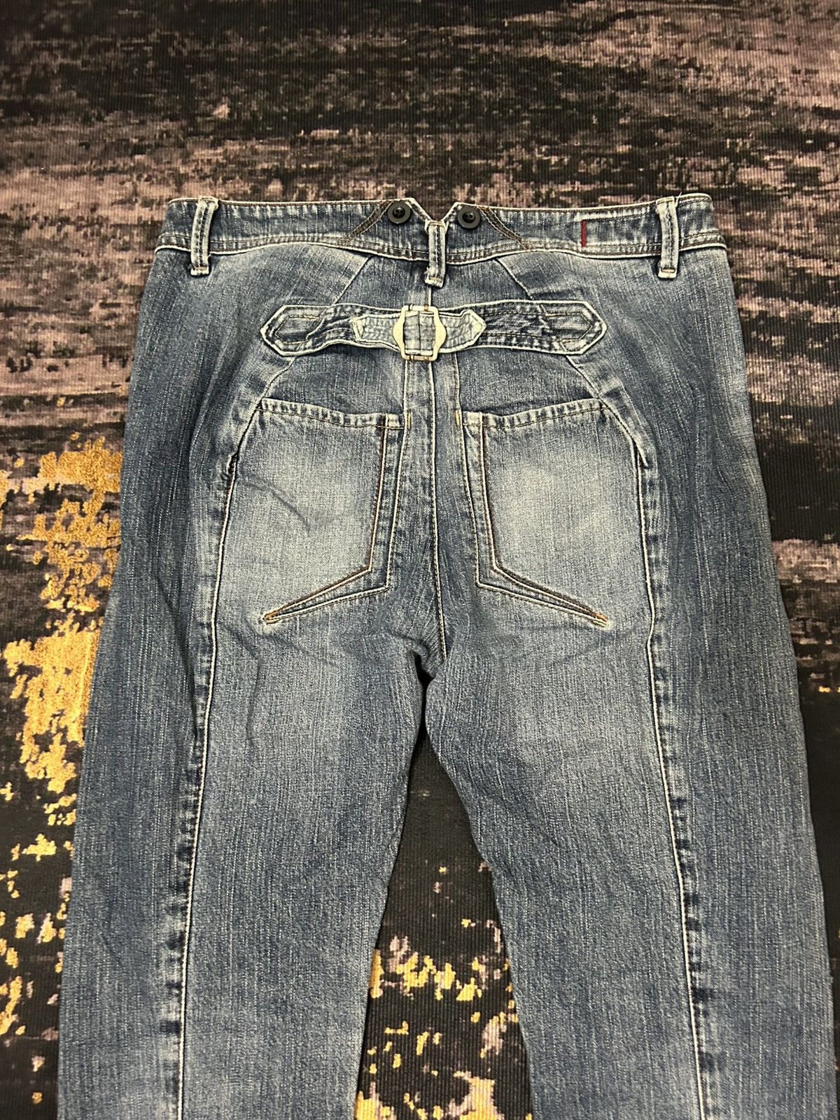 Marithe + Francois Girbaud Vintage Marithe Francois Girbaud washed Jeans Size US 32 / EU 48 - 5 Thumbnail