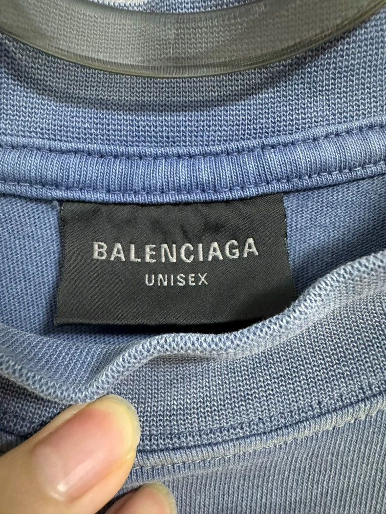 Balenciaga Balenciaga Gradient blue haze blue short sleeve Size US M / EU 48-50 / 2 - 3 Thumbnail
