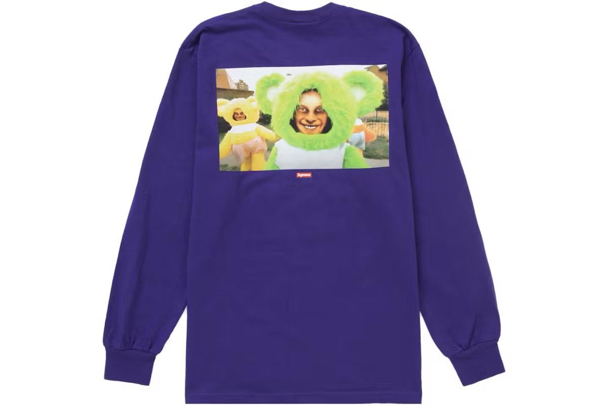 Supreme Aphex Twin Donkey ロンT 黒 M 完売品 Supreme シュプリーム Aphex Twin Donkey Rhubarb 長袖Tシャツ