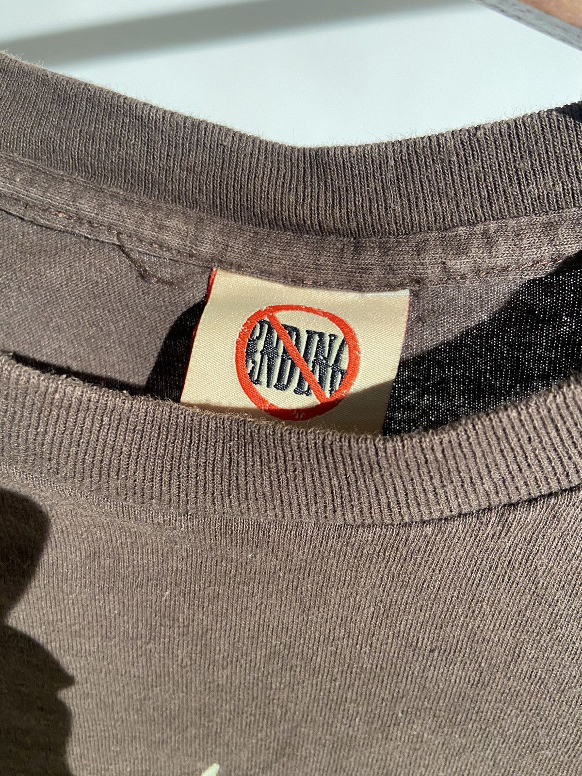 Vintage Vintage Graphic Brown& White Tee Size US S / EU 44-46 / 1 - 3 Thumbnail