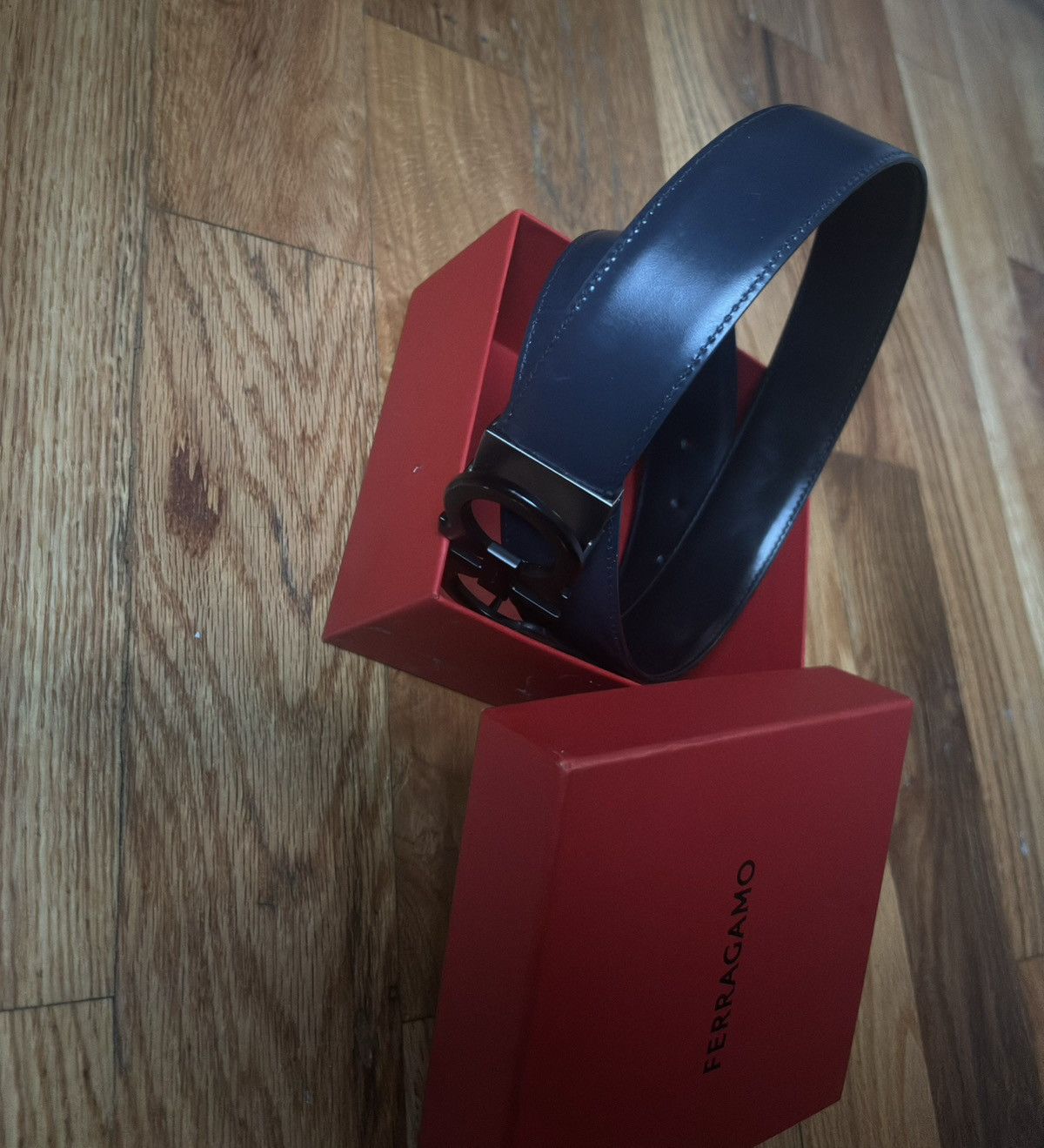 Salvatore Ferragamo FERRAGAMO Double Gancini Belt Size 30 - 7 Thumbnail