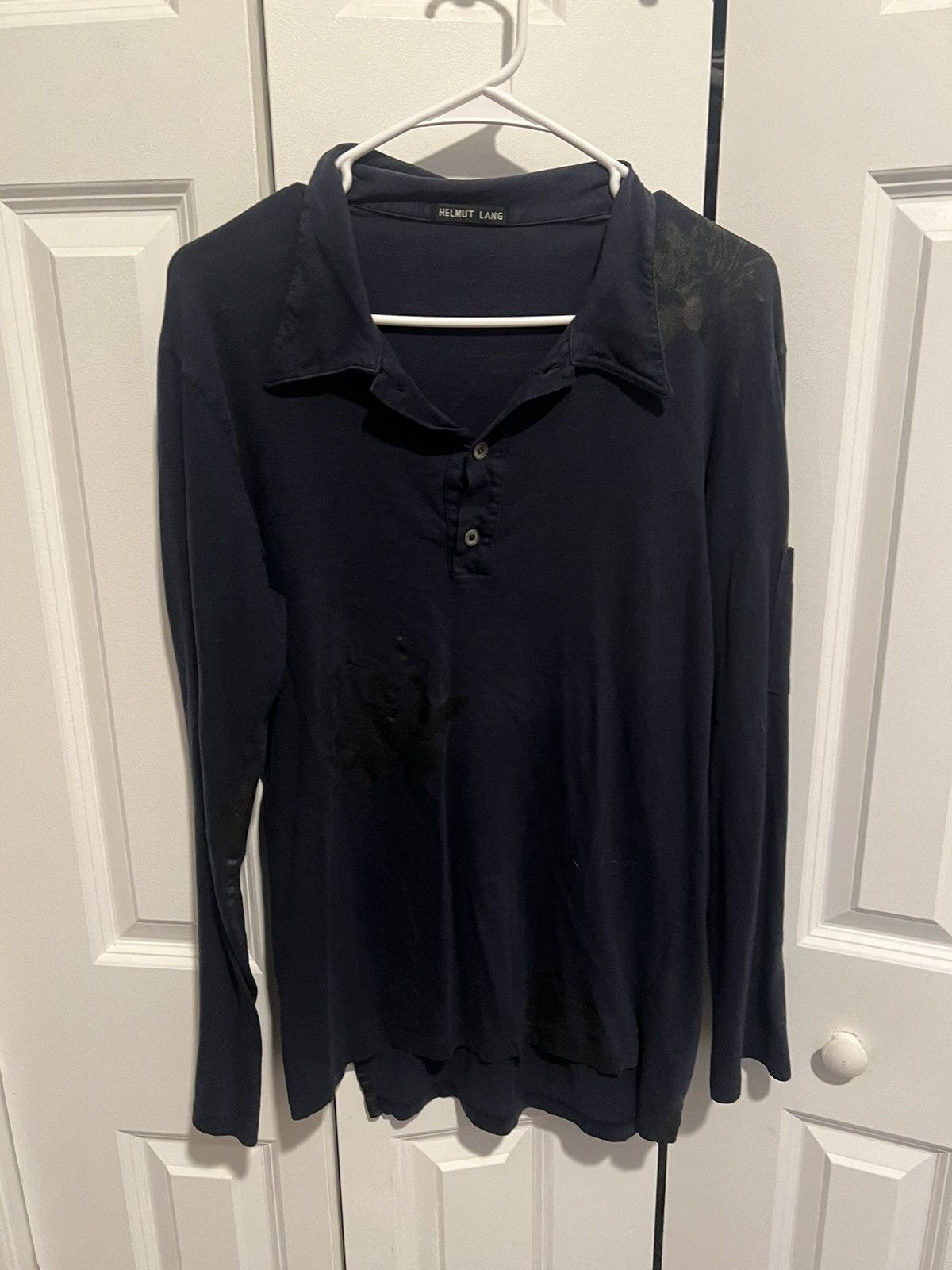 Helmut Lang 1995 AW Helmut Lang Phoenix Polo Size US M / EU 48-50 / 2 - 1 Thumbnail