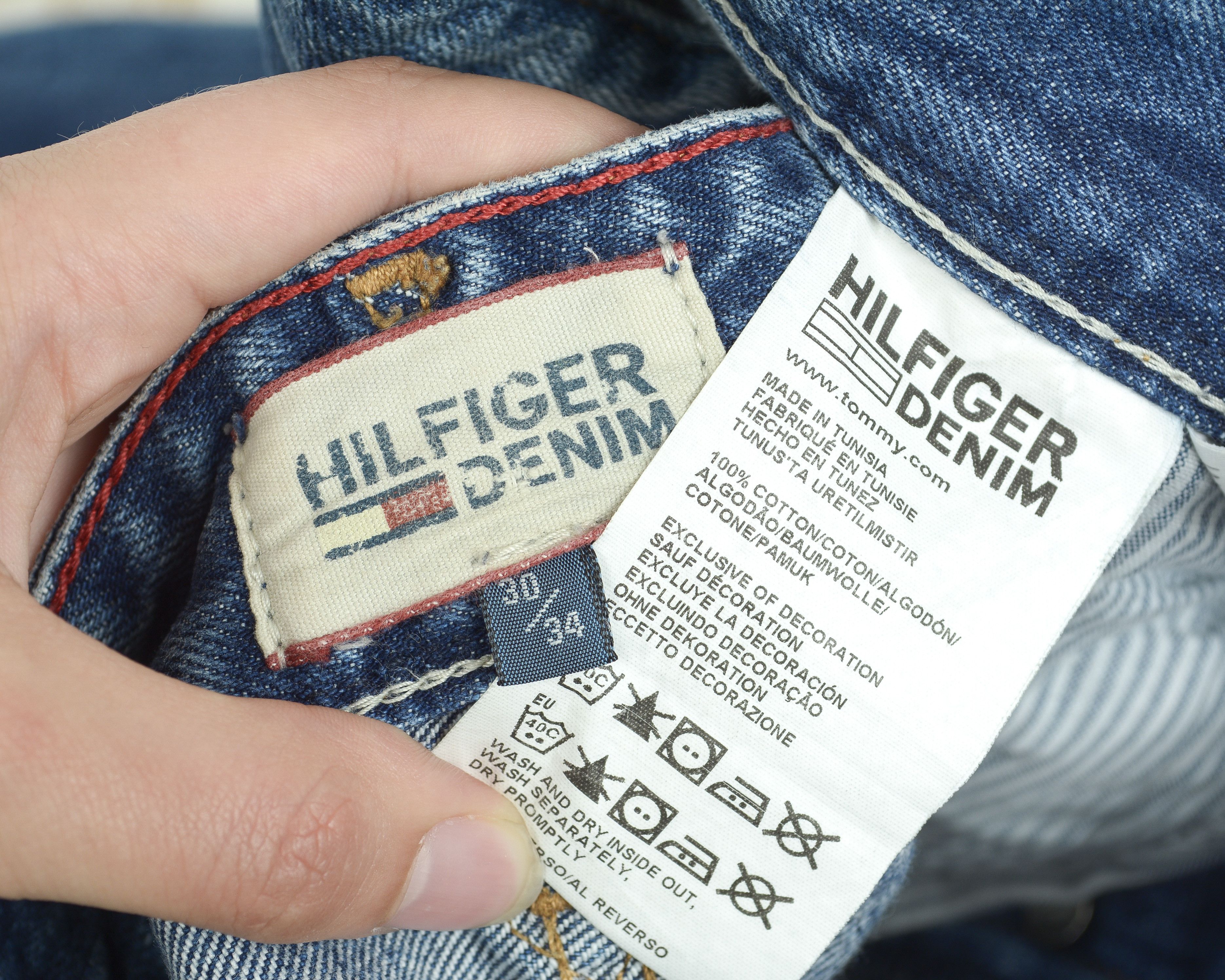 Tommy Hilfiger Rockridge Selvedge Men W30 L34 Slim Tapered Jeans Trousers Size US 30 / EU 46 - 8 Thumbnail